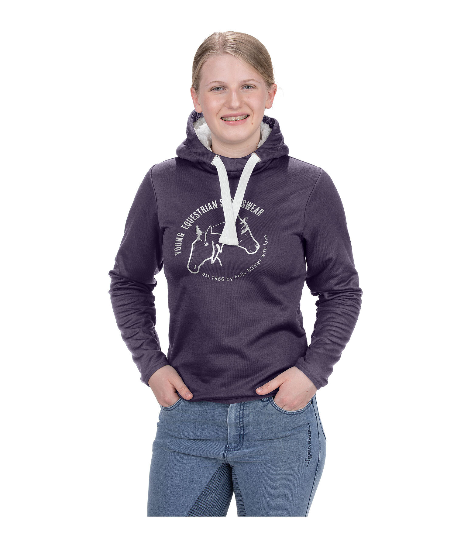 Sweat  capuche en stretch Performance enfant