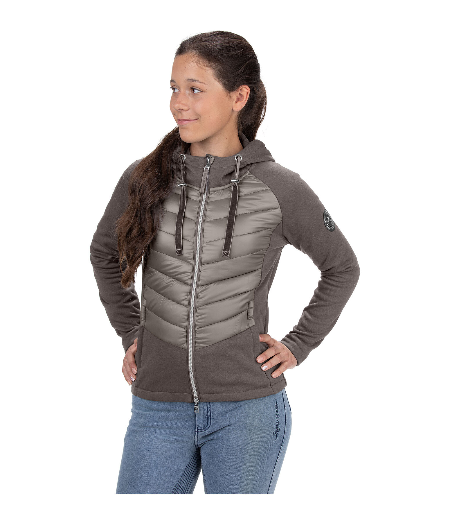 Veste d'quitation bi-matire enfant  Bellia