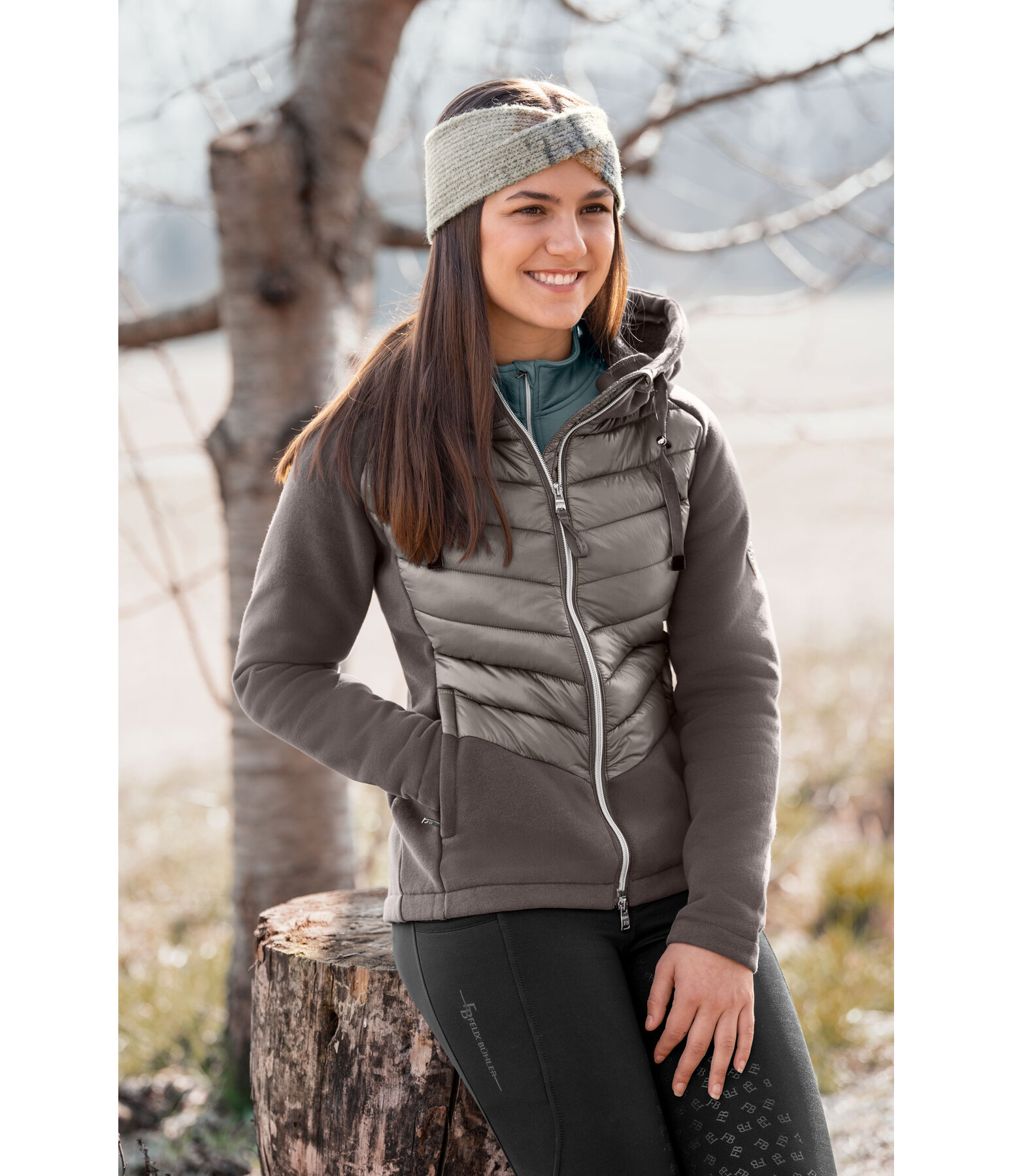 Veste d'quitation bi-matire enfant  Bellia