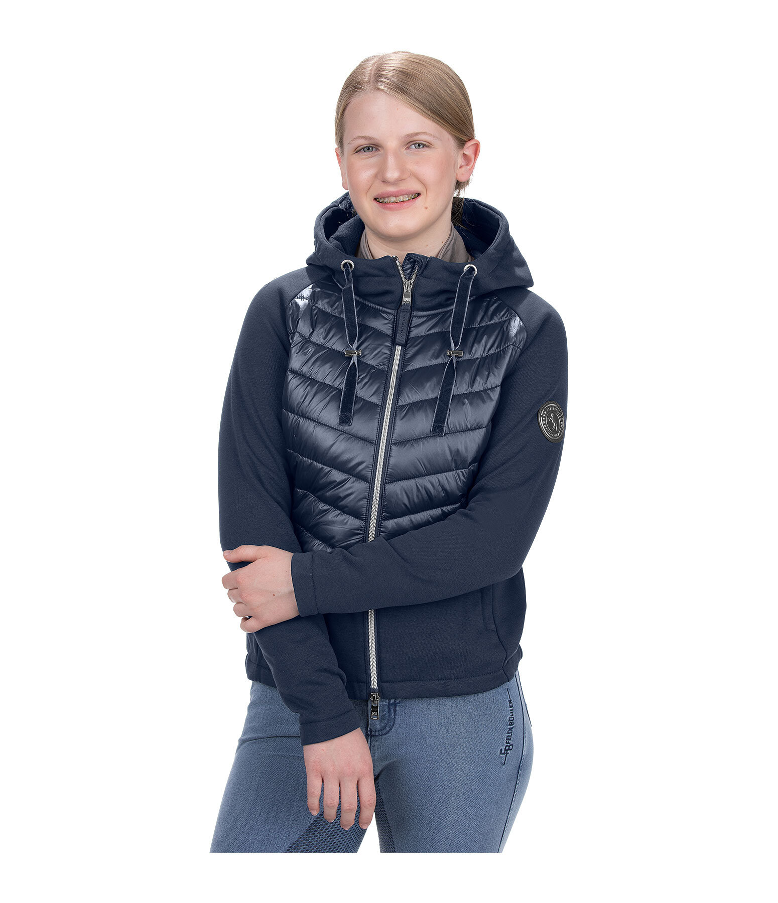 Veste d'quitation bi-matire enfant  Bellia