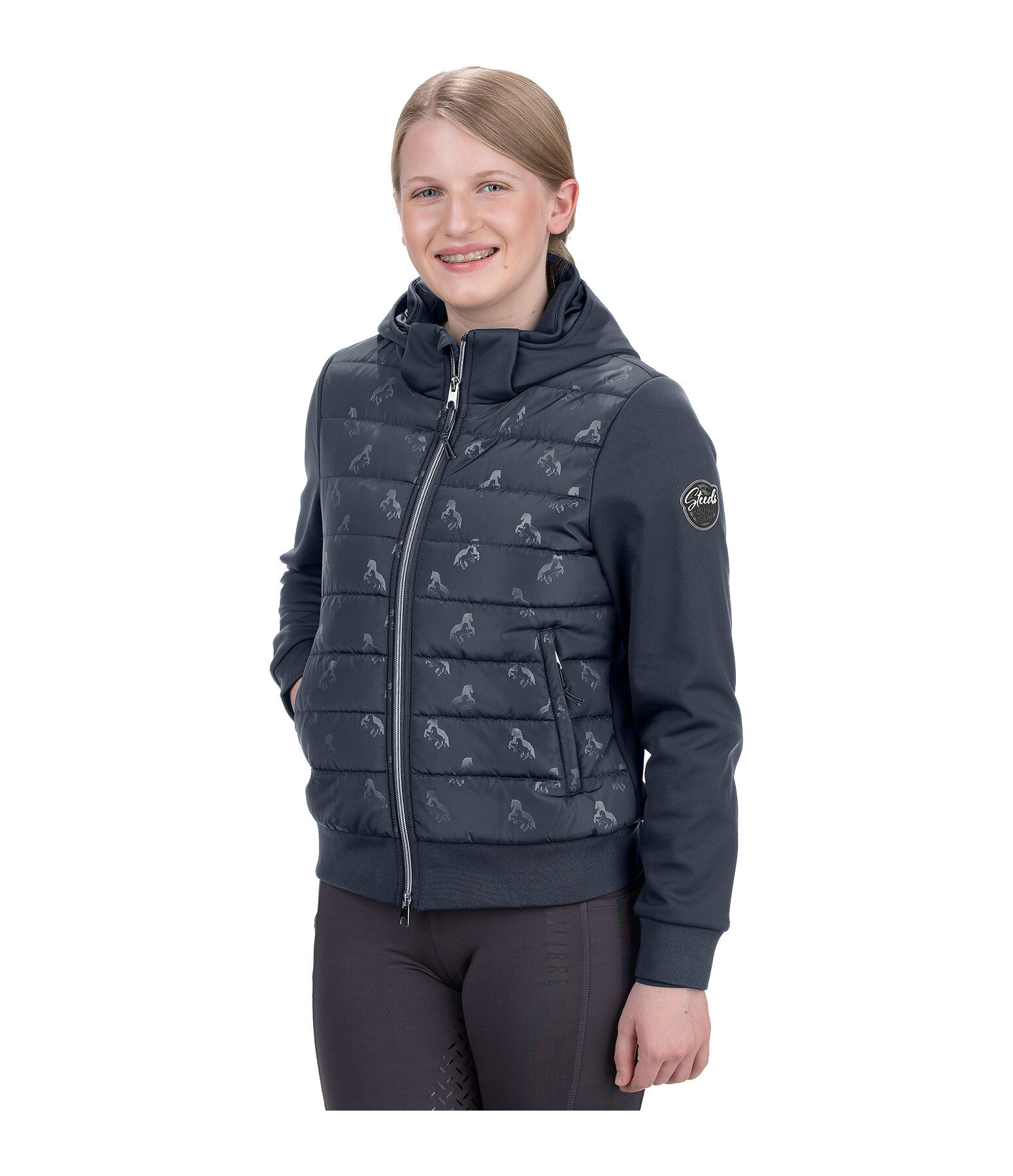 Veste softshell bi-matire enfant  Nika