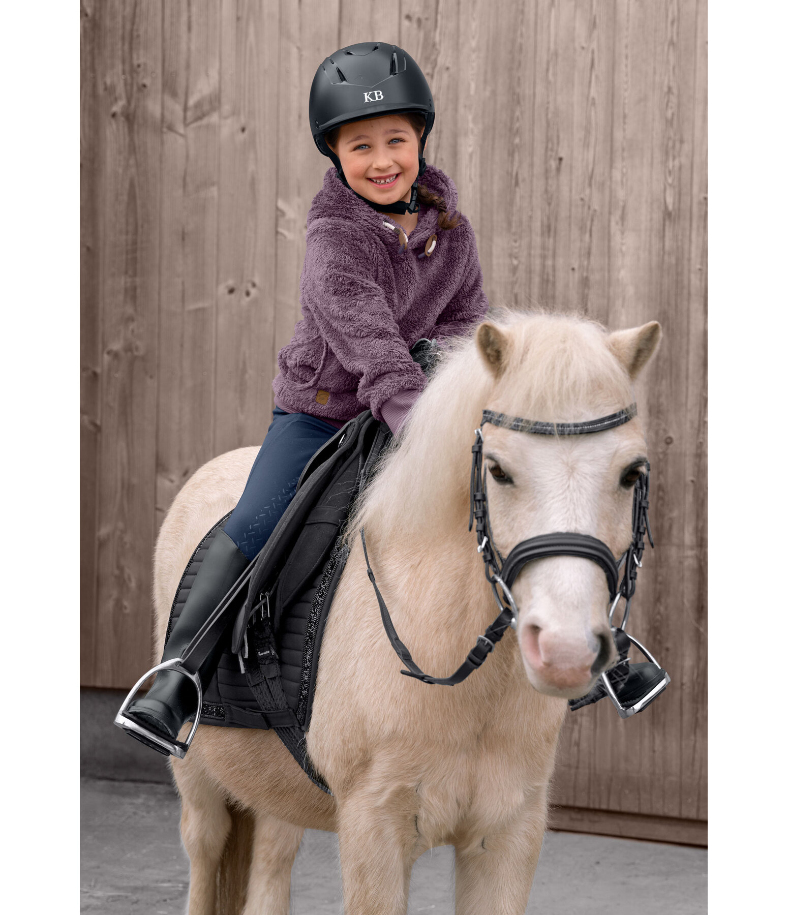 Pull � capuche en polaire Teddy enfant  Bette