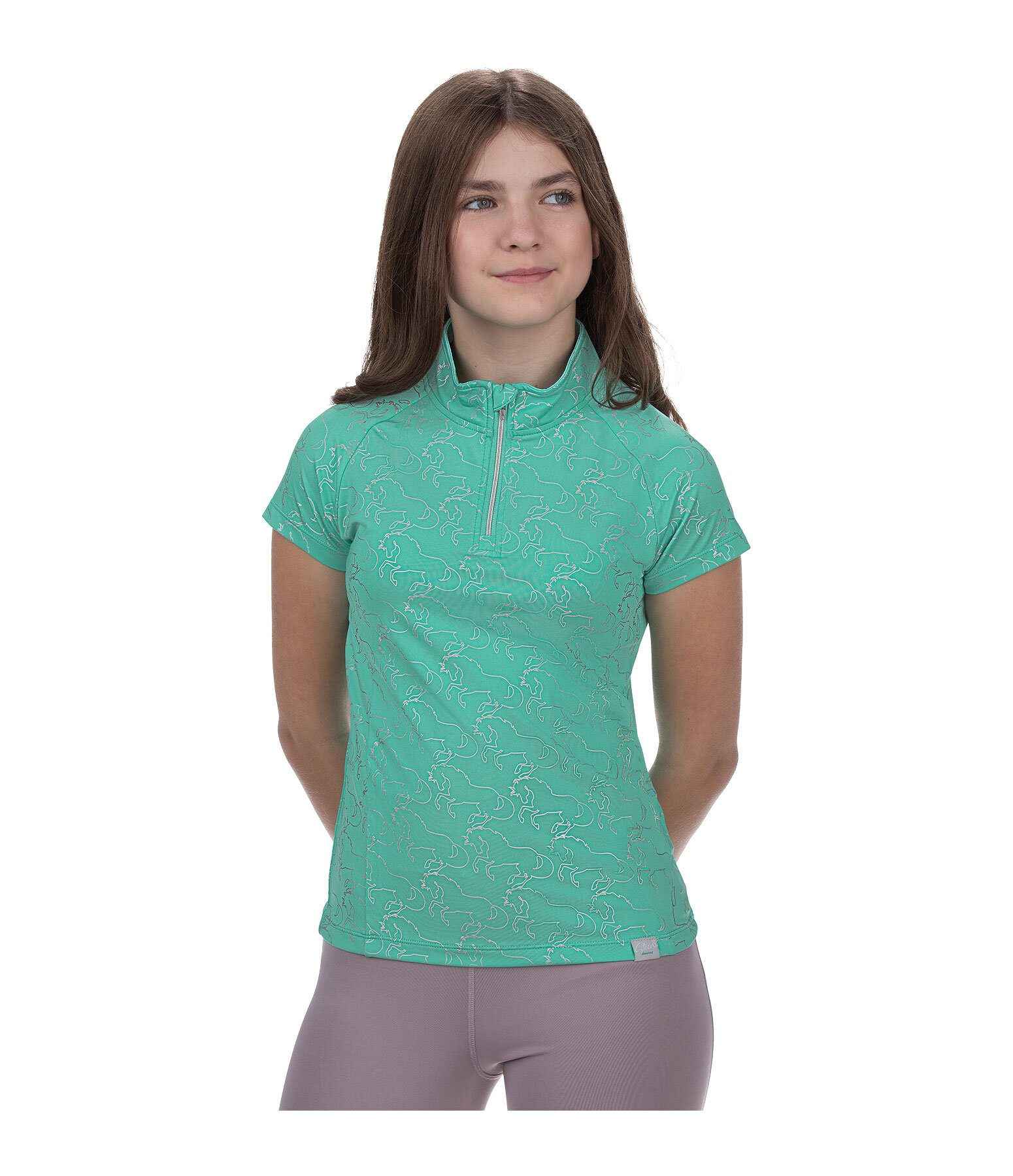 T-shirt anti-UV col zipp� enfant  Suna