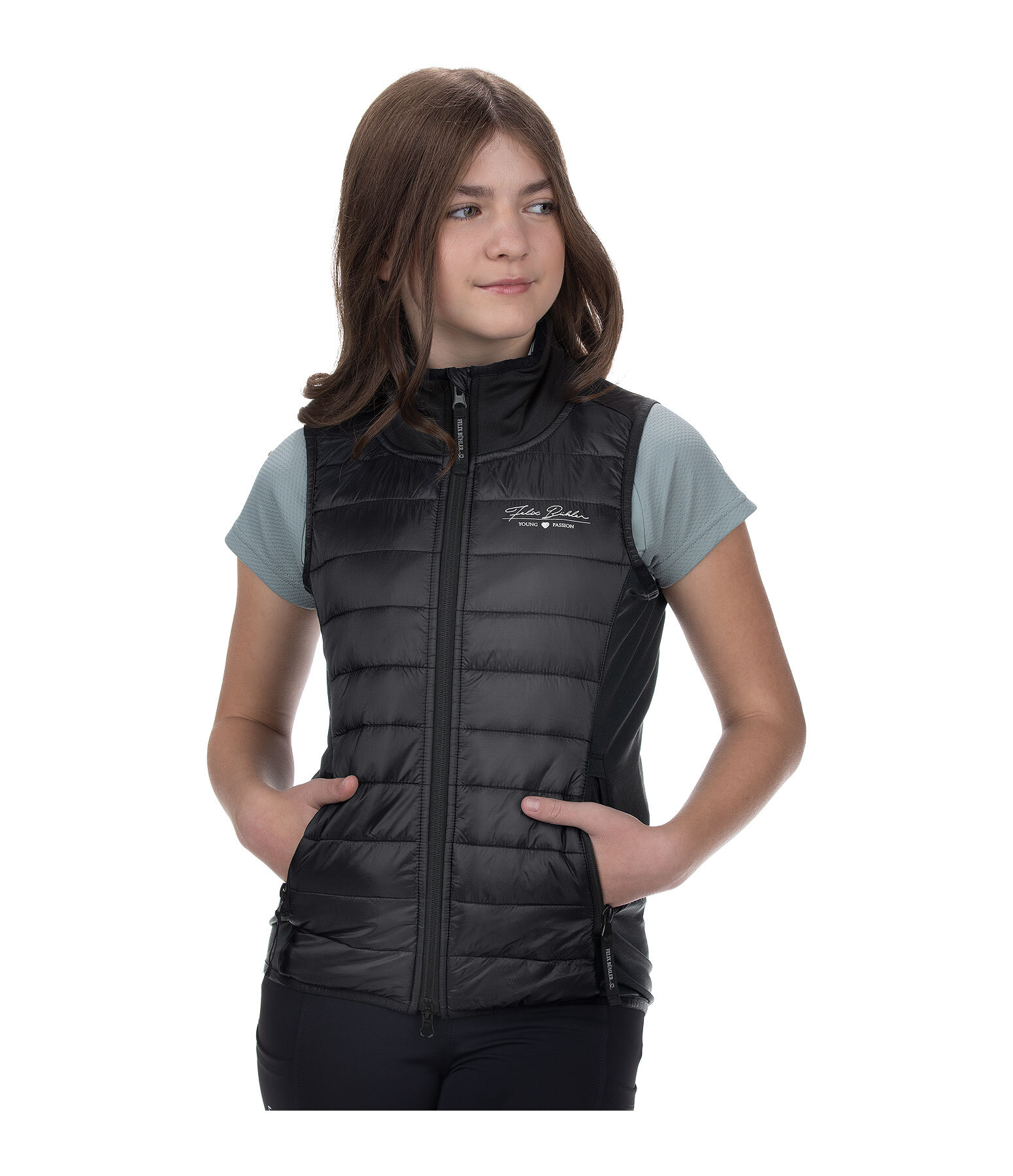 Gilet d'�quitation bi-mati�re enfant  Diana