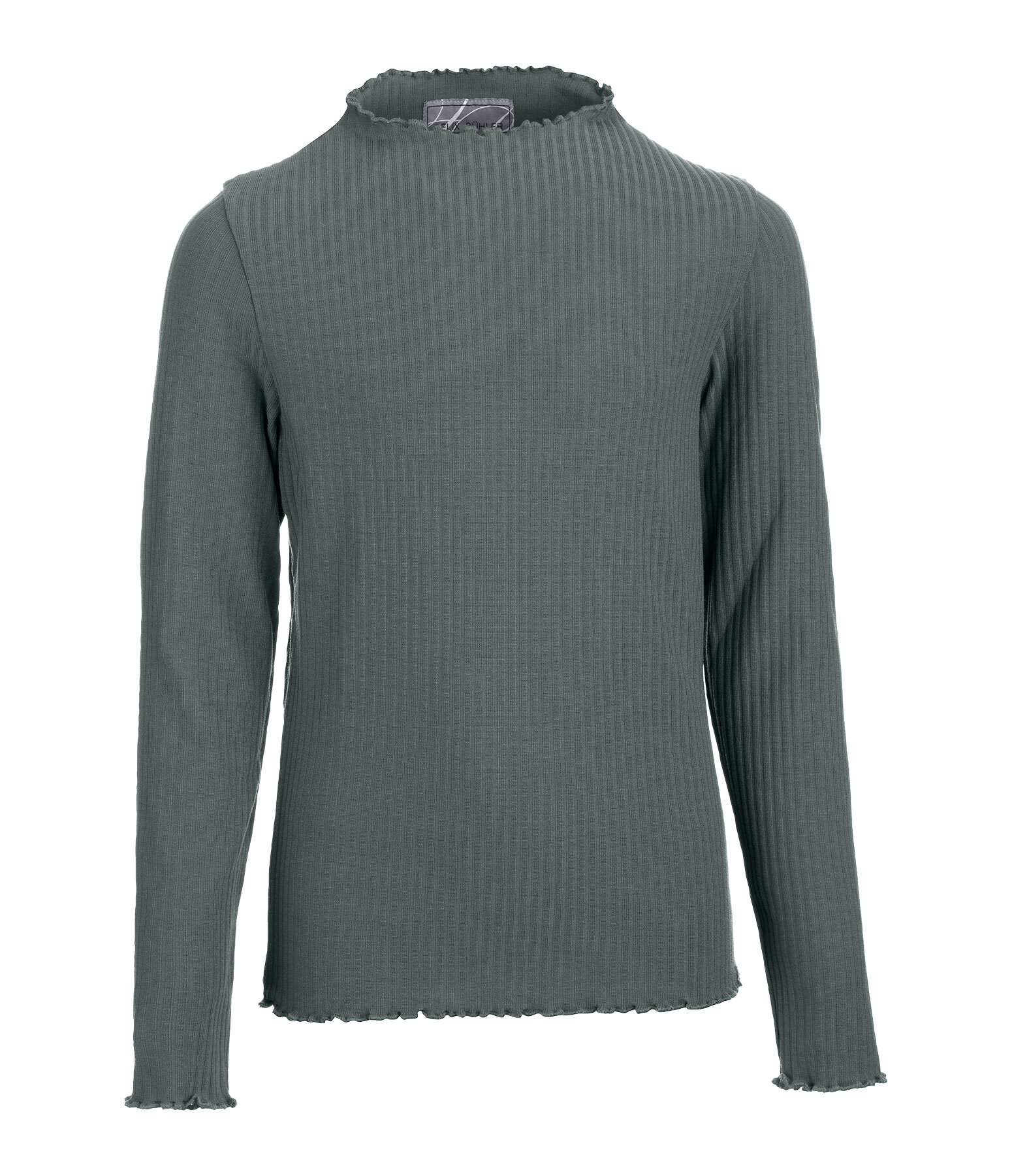 T-shirt � manches longues en maille c�tel�e pour enfant  Rita