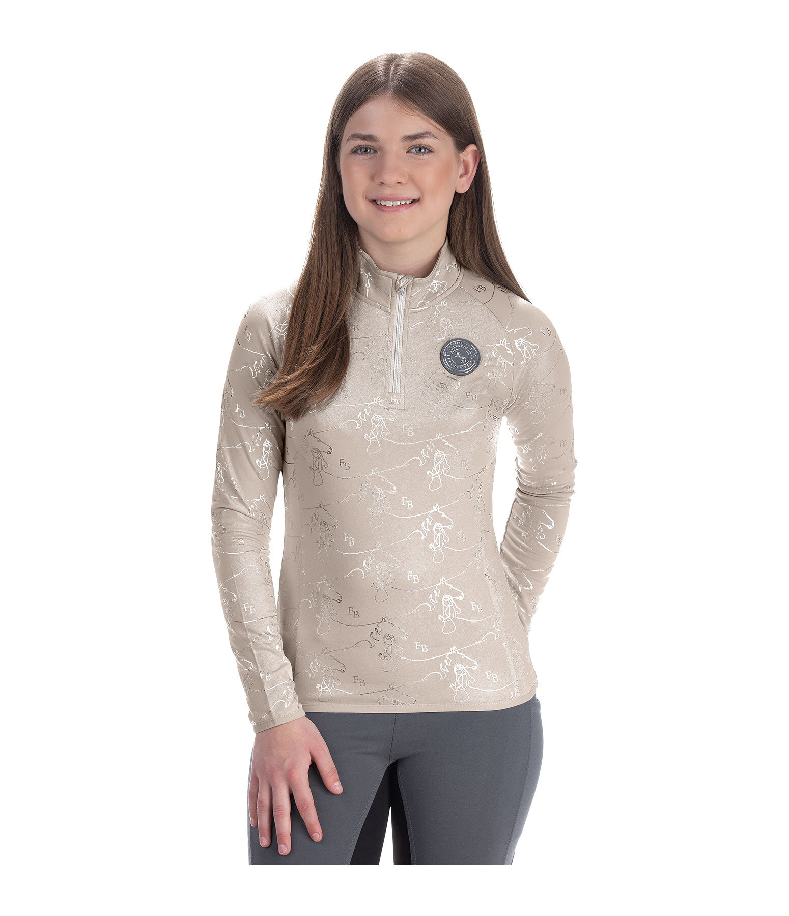 T-shirt technique � manches longues pour enfant  Marion