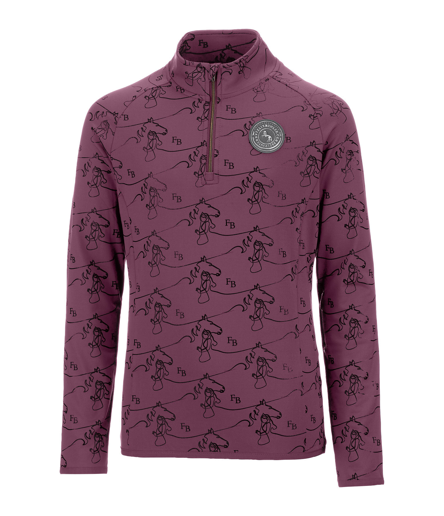 T-shirt technique � manches longues pour enfant  Marion