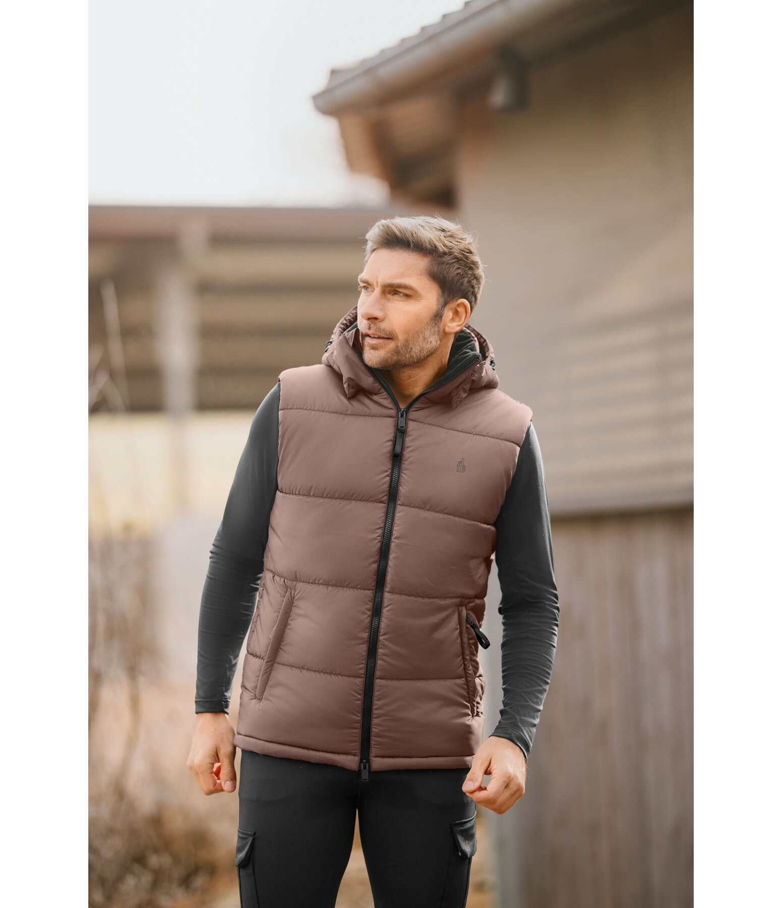 Gilet d'quitation matelass homme  Omaha