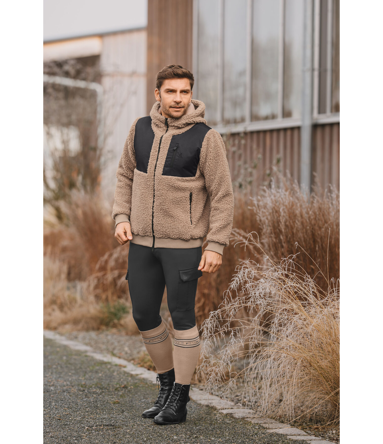 Veste bi-matire avec polaire Teddy homme  Ottawa