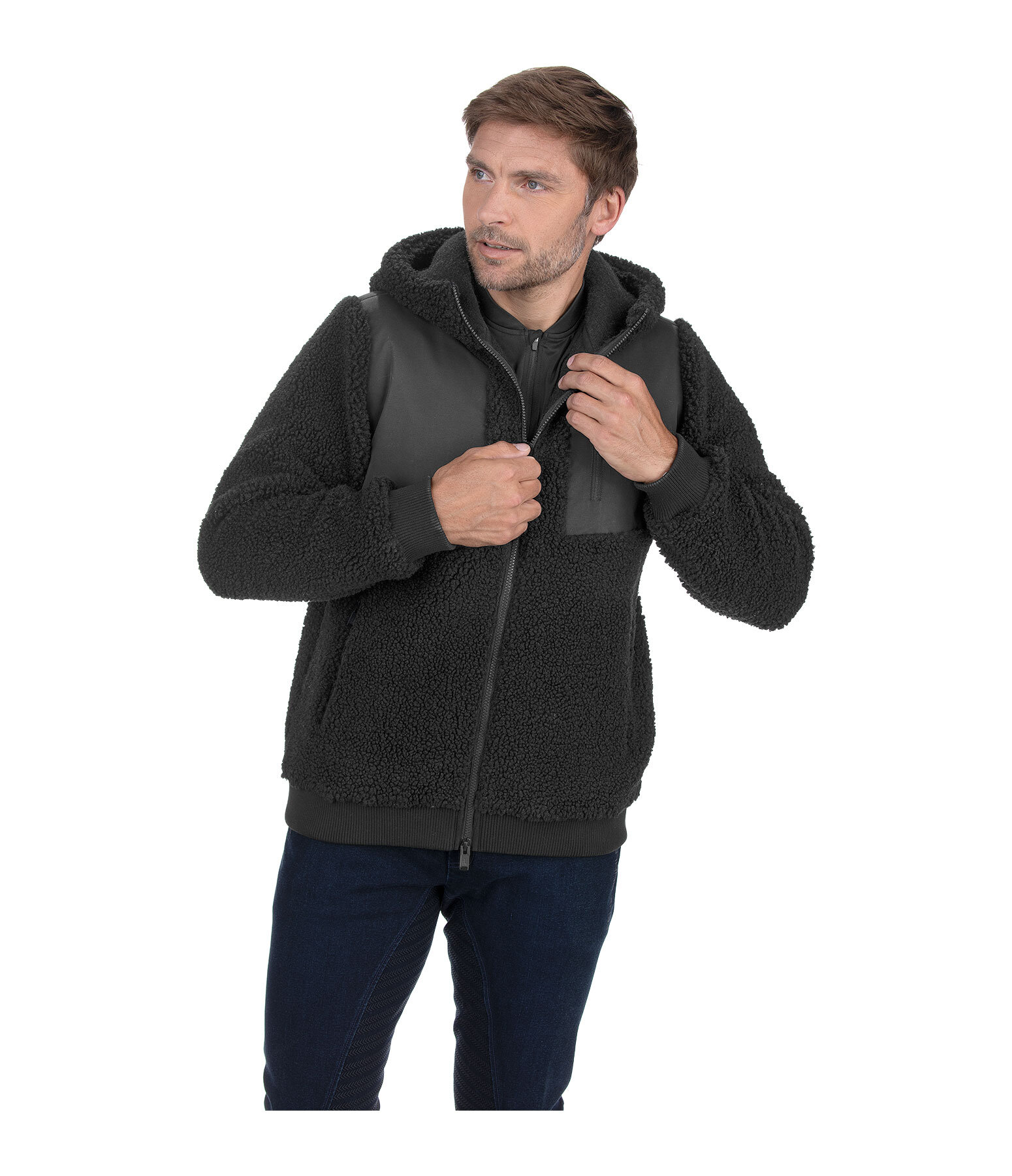Veste bi-matire avec polaire Teddy homme  Ottawa