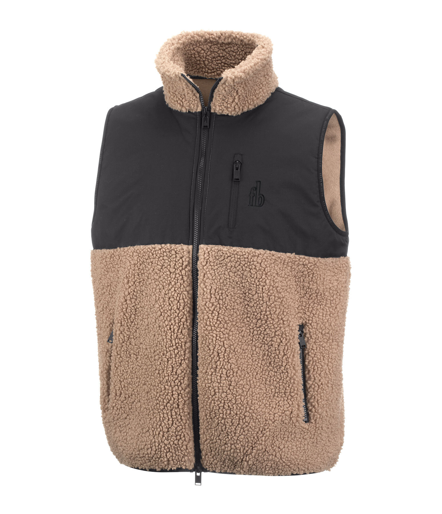 Gilet bi-matire avec polaire Teddy homme  Minnesota