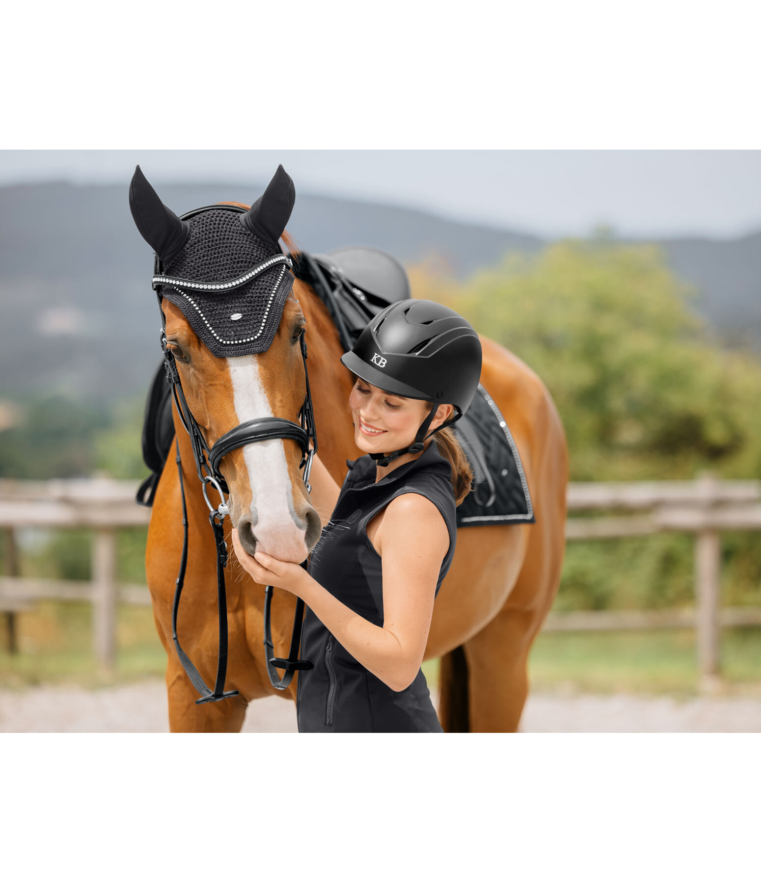 Casque d'�quitation  Support
