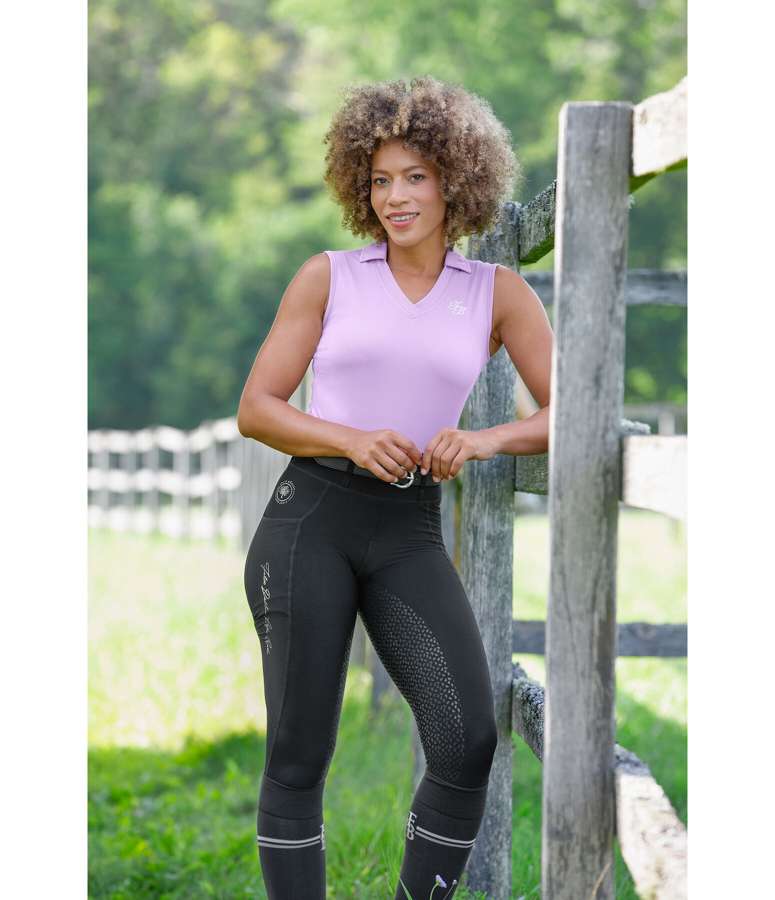 Legging d'�quitation � fond int�gral Grip  Life Cycle