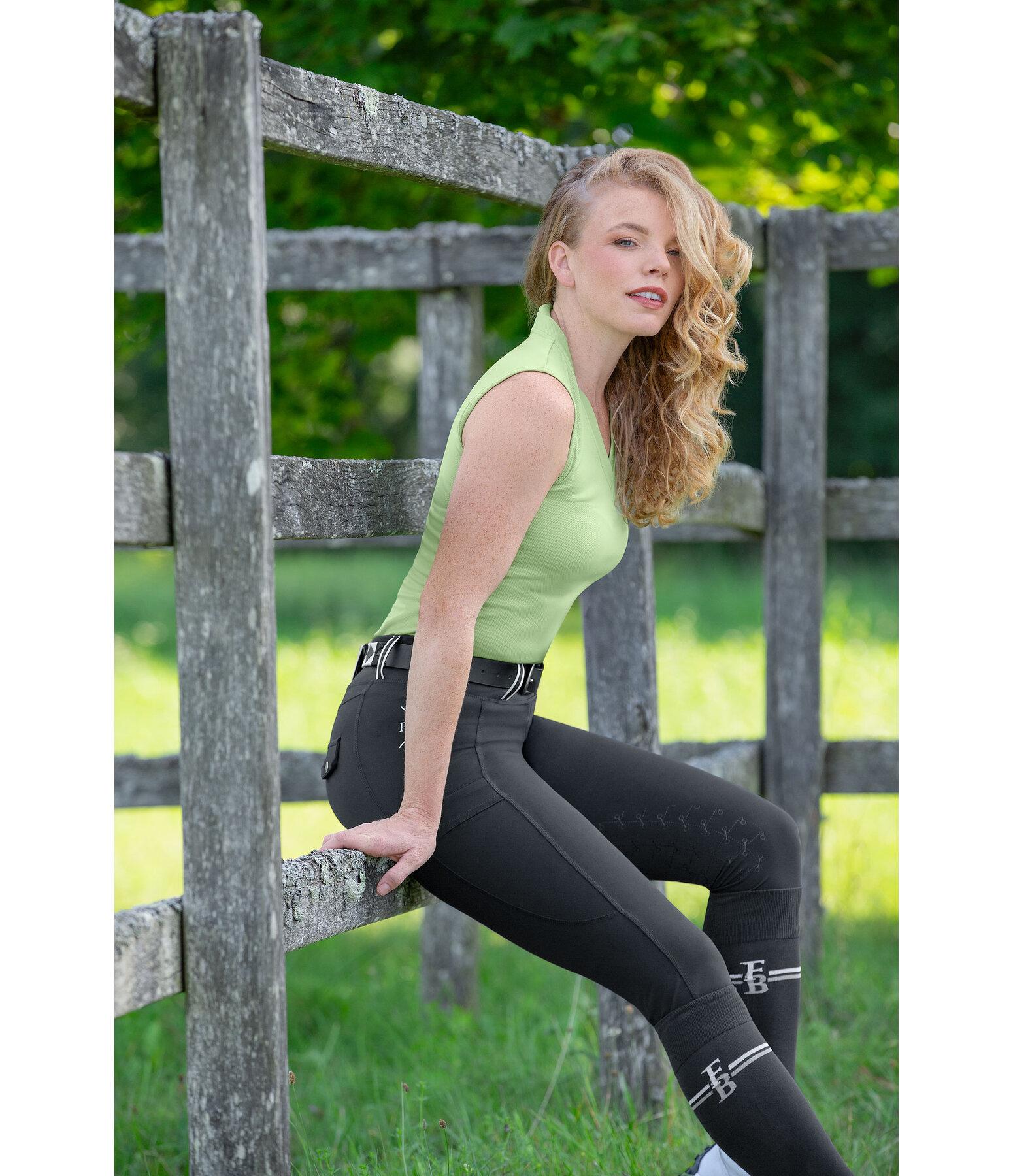 Legging d'�quitation � basanes grip  Sanna