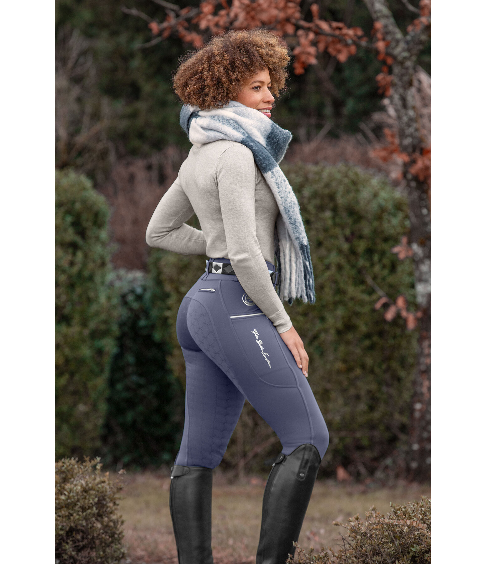 Pantalon d'quitation thermique hybride  fond intgral grip  Cheyenne