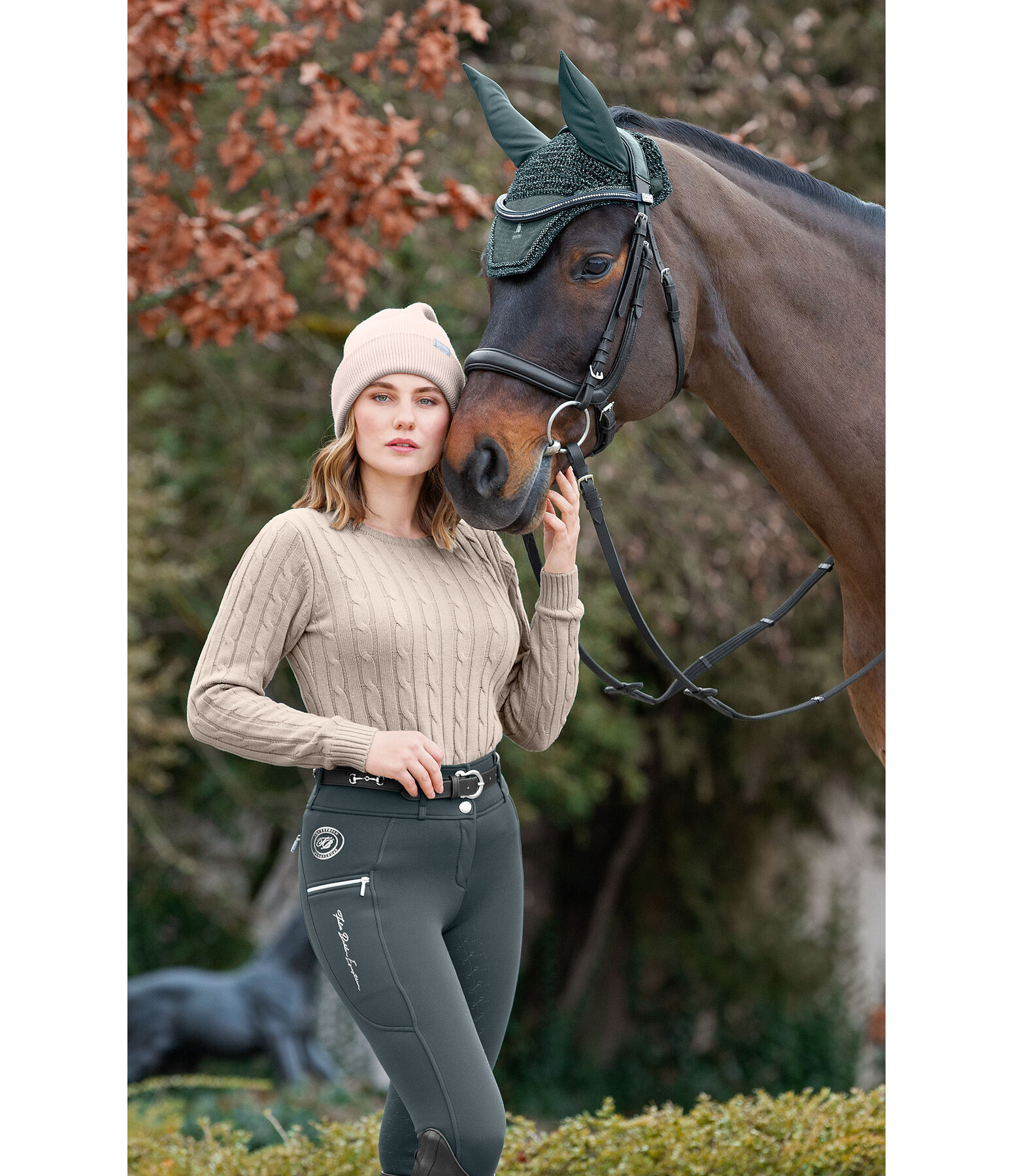 Pantalon d'quitation thermique hybride  fond intgral grip  Cheyenne