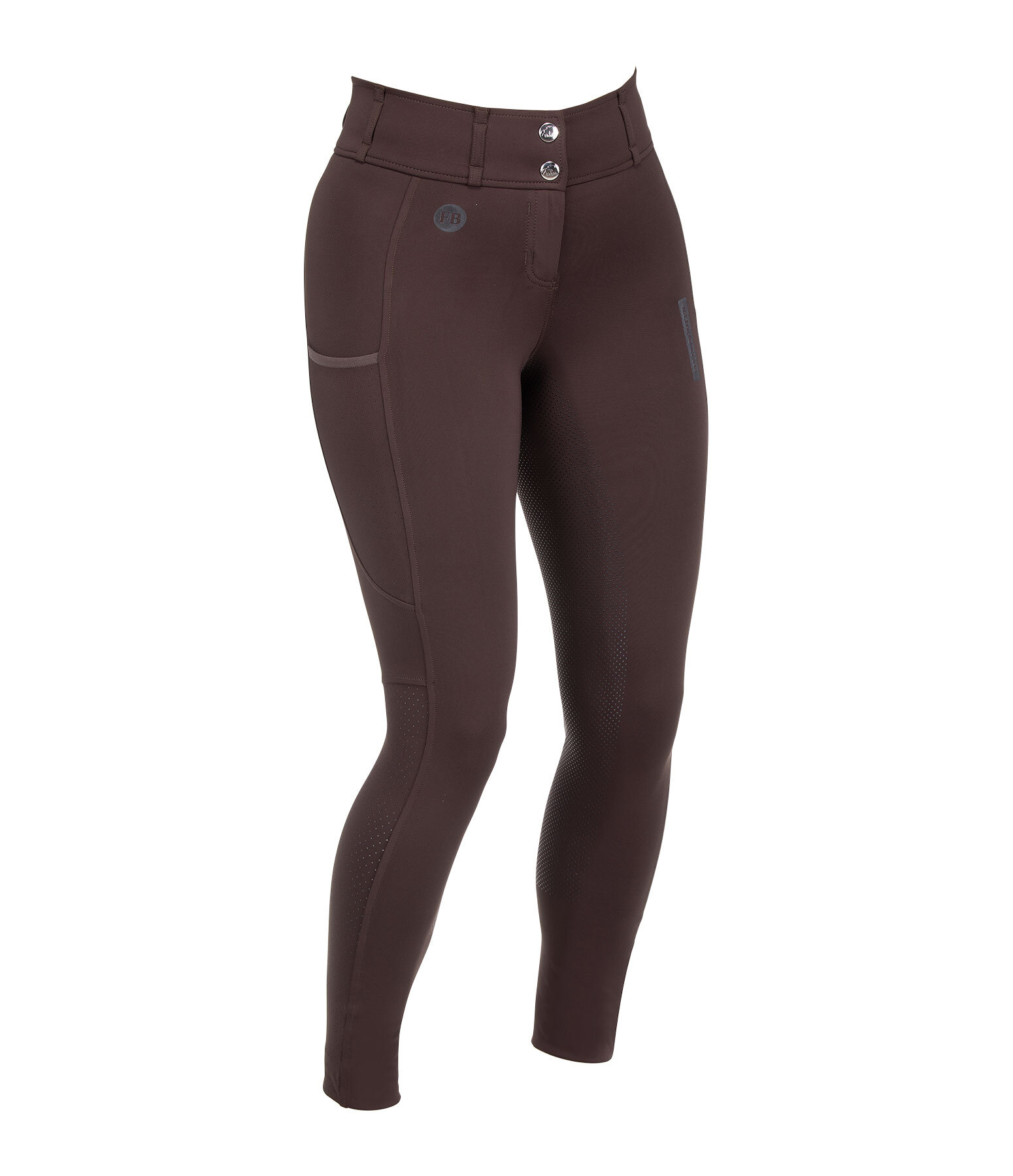Pantalon d'�quitation d'�t� hybride � fond int�gral grip  Samira-Mesh