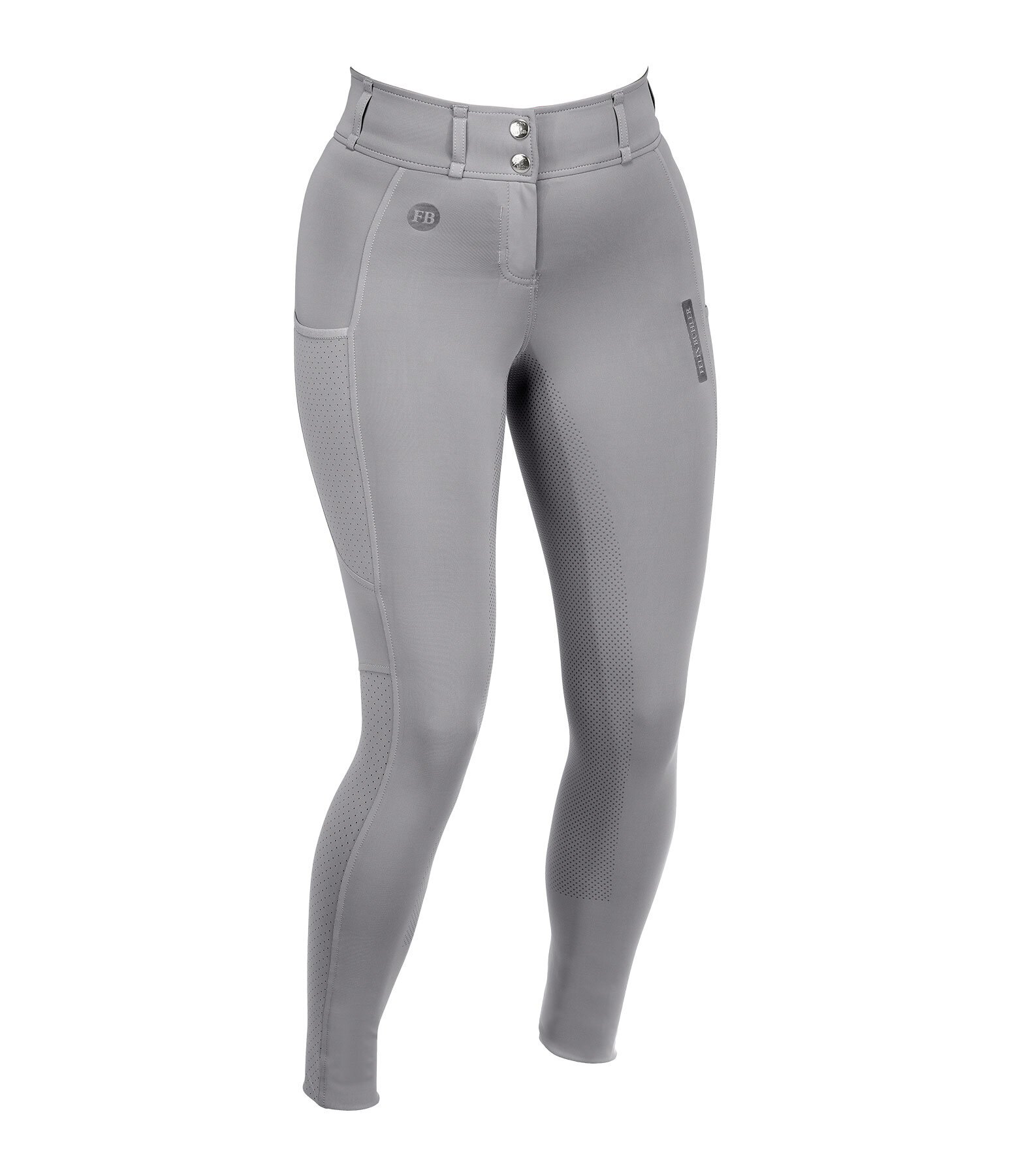 Pantalon d'�quitation d'�t� hybride � fond int�gral grip  Samira-Mesh