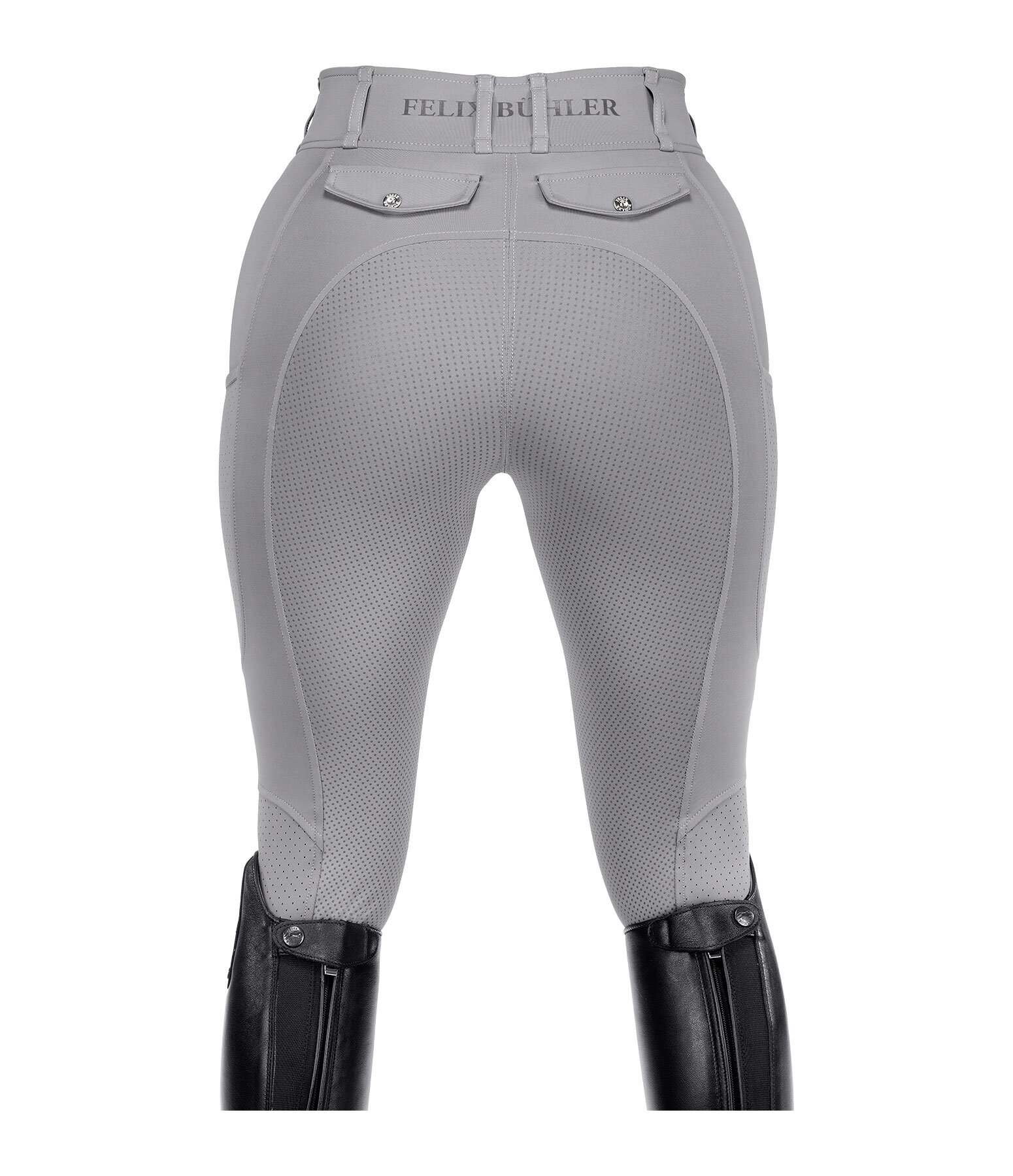 Pantalon d'�quitation d'�t� hybride � fond int�gral grip  Samira-Mesh