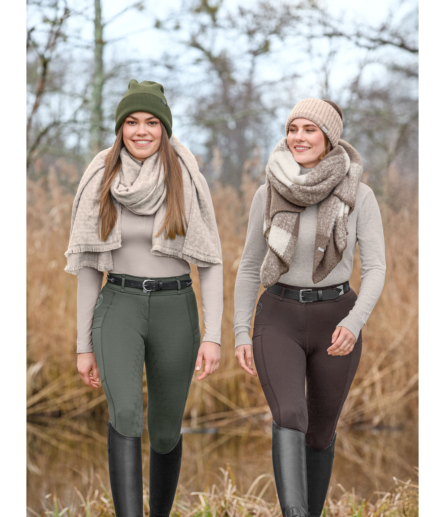 Pantalon d'quitation hybride  fond intgral  Kathleen