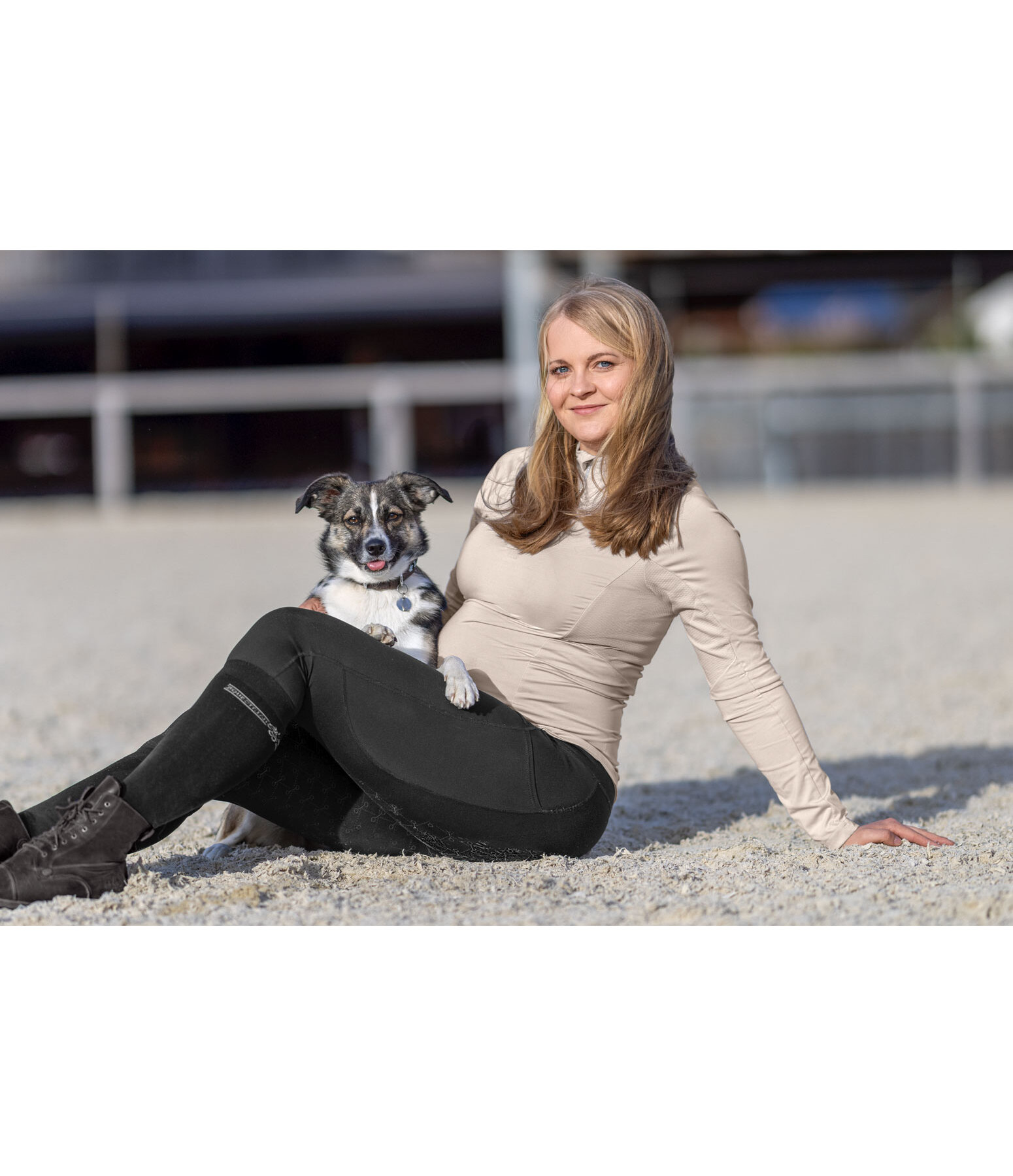 Legging d'quitation d'hiver de grossesse avec grip  Elisabeth