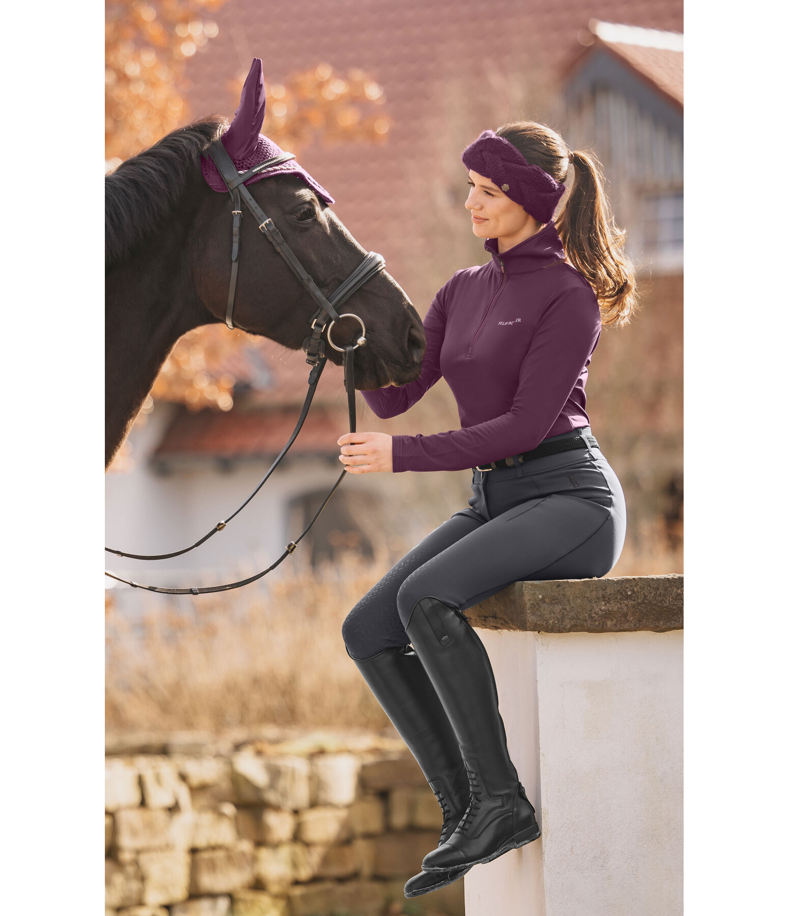 Pantalon d'quitation hybride avec grip  Loenie