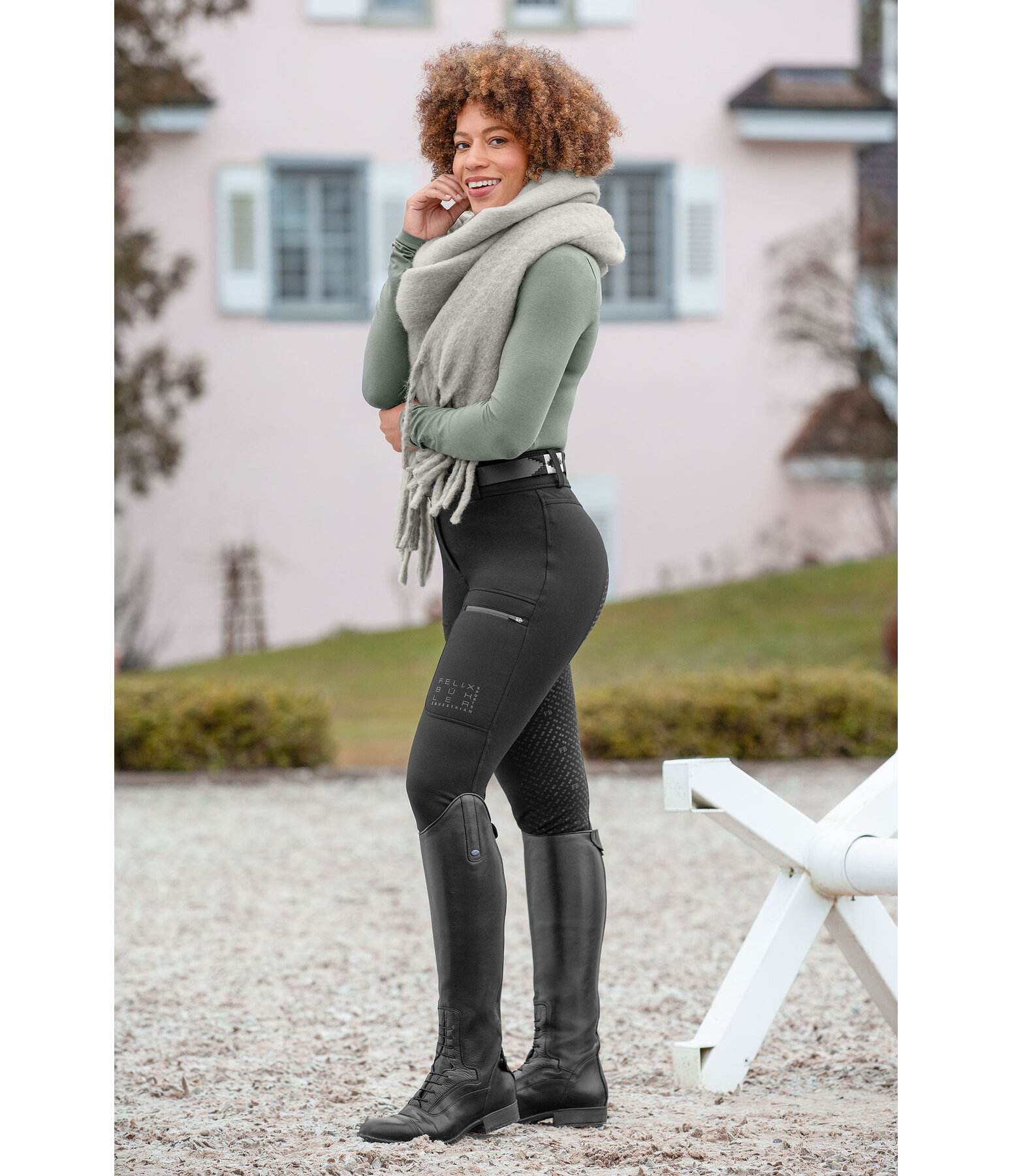 Pantalon d'quitation softshell avec grip  Cosima