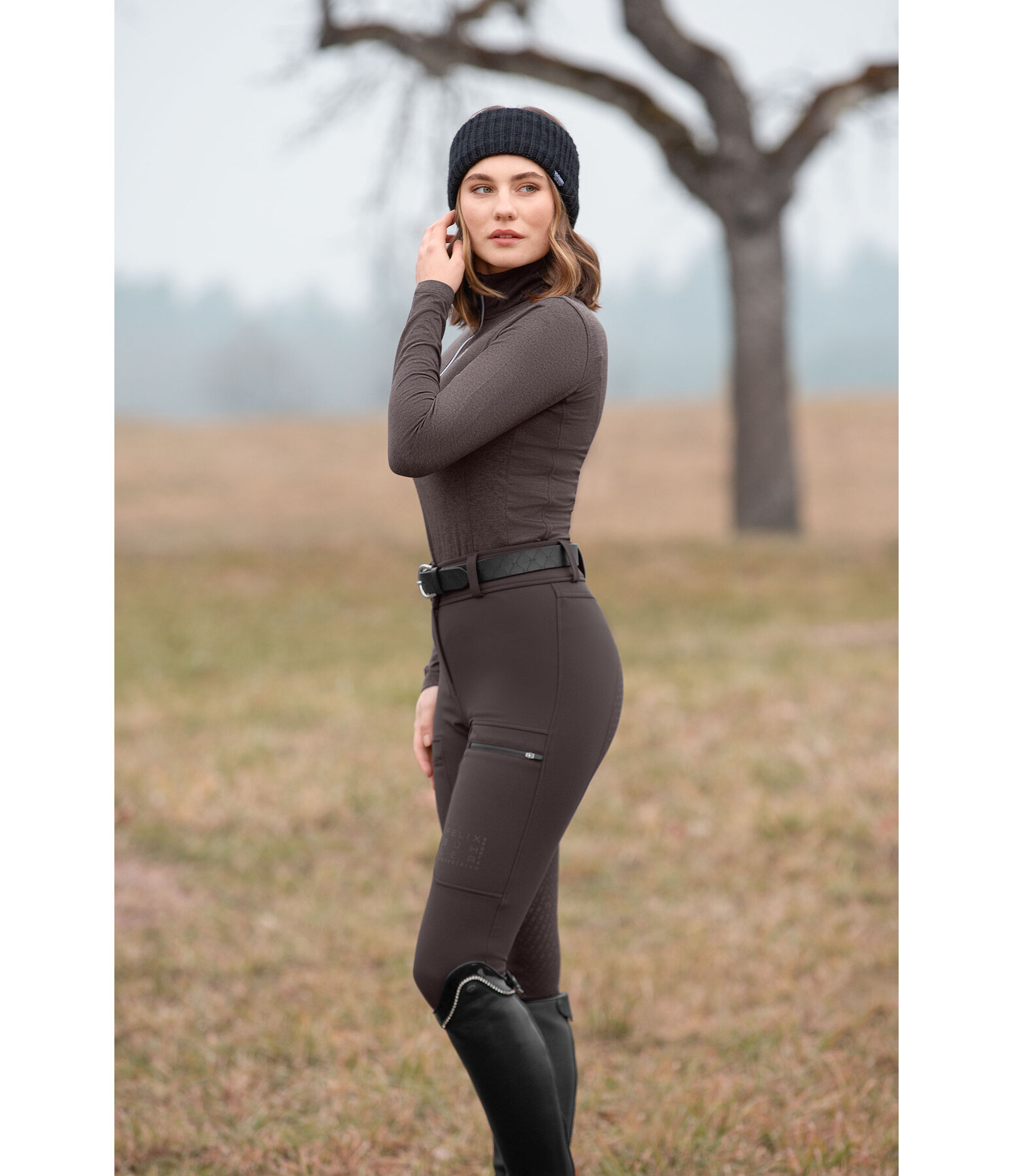 Pantalon d'quitation softshell avec grip  Cosima