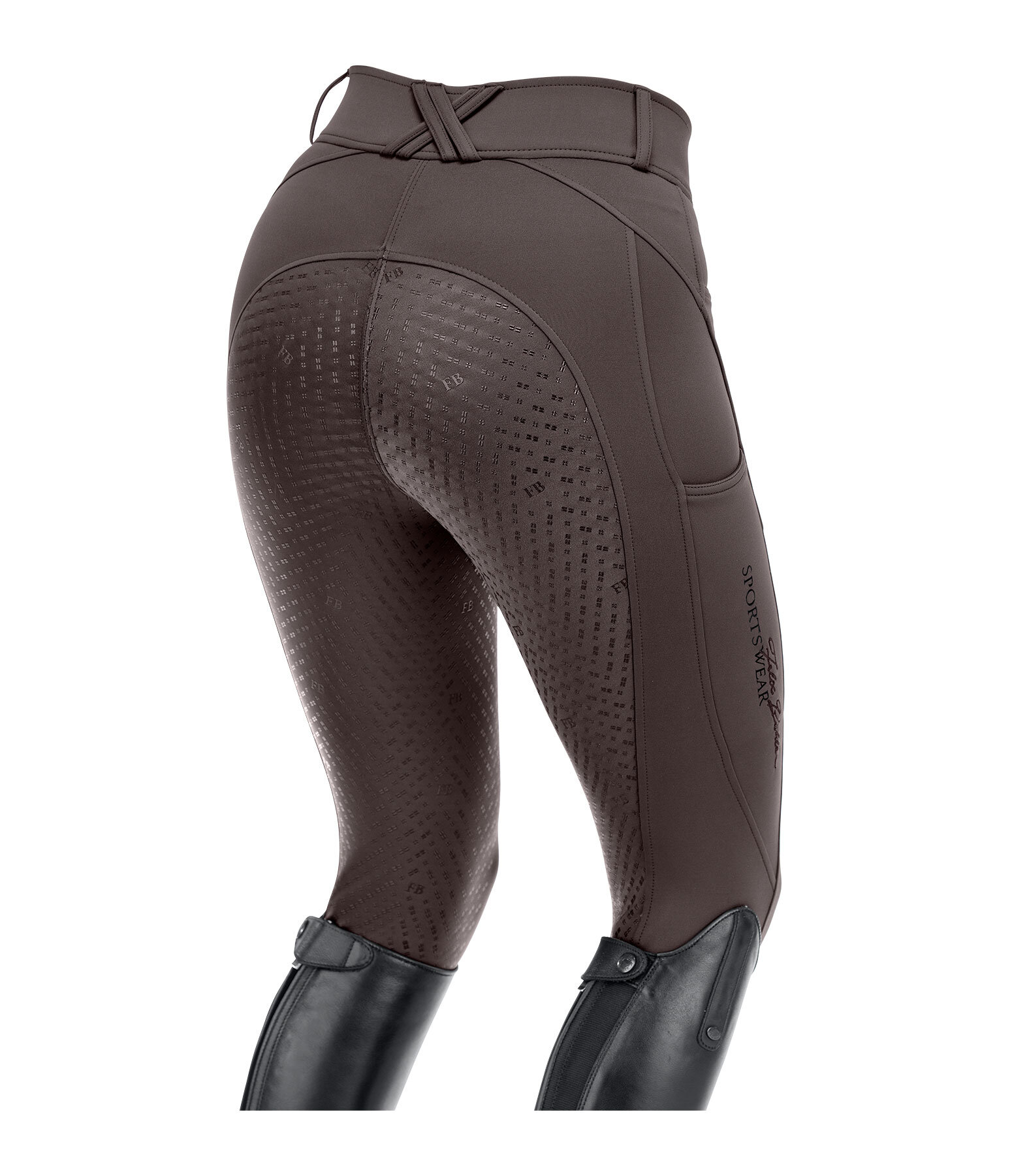 Pantalon d'�quitation de compression avec grip  Carolyn