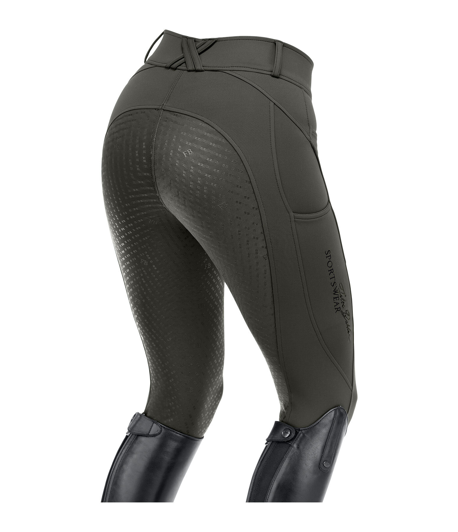 Pantalon d'�quitation de compression avec grip  Carolyn