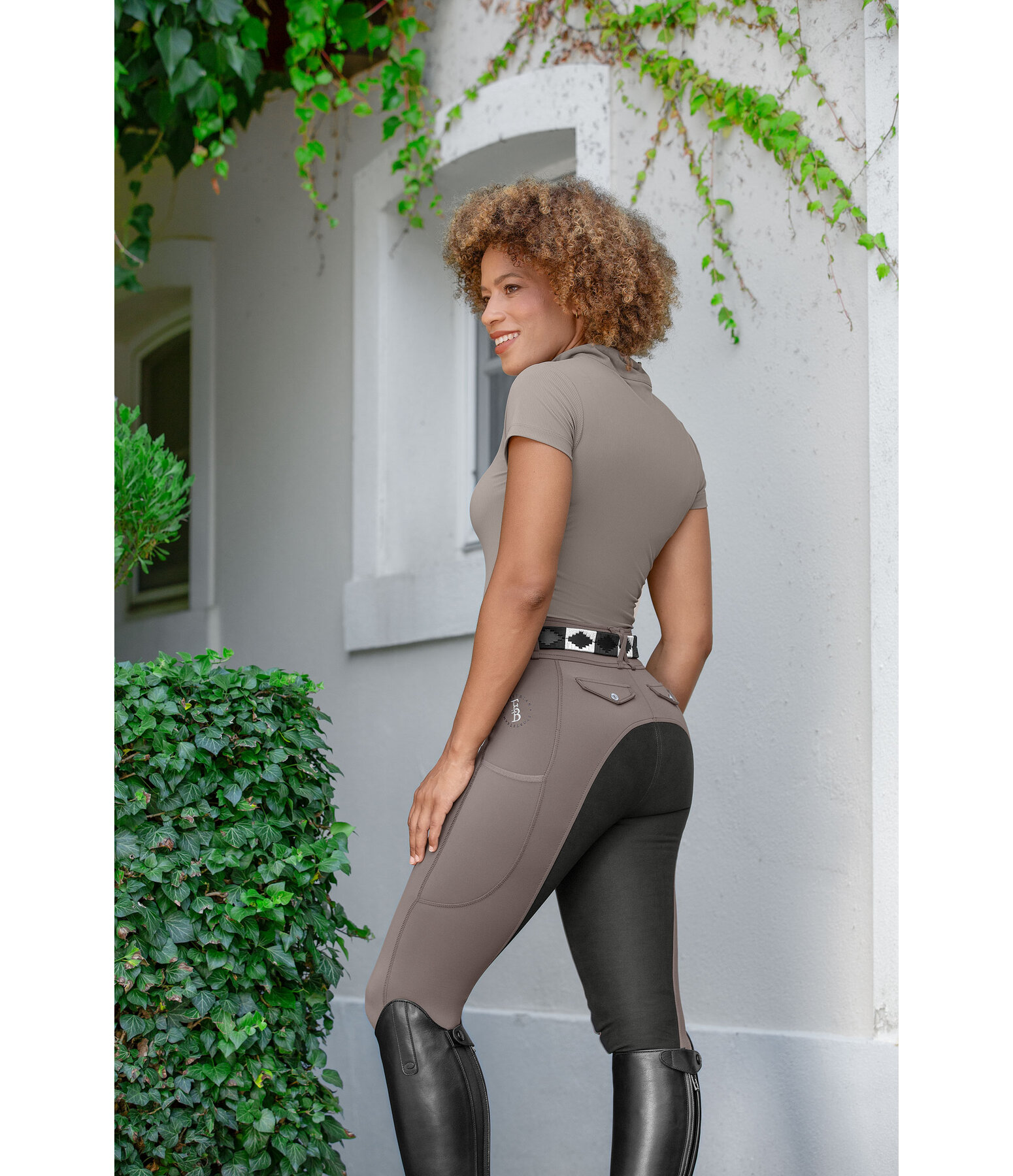 Pantalon d'�quitation de compression � fond int�gral  Luisa CTS