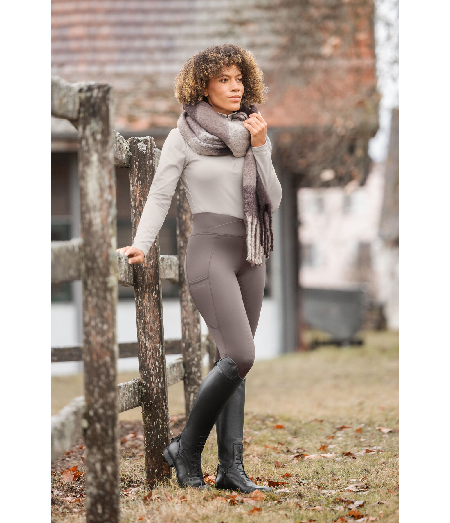 Legging d'�quitation avec grip  Katharina