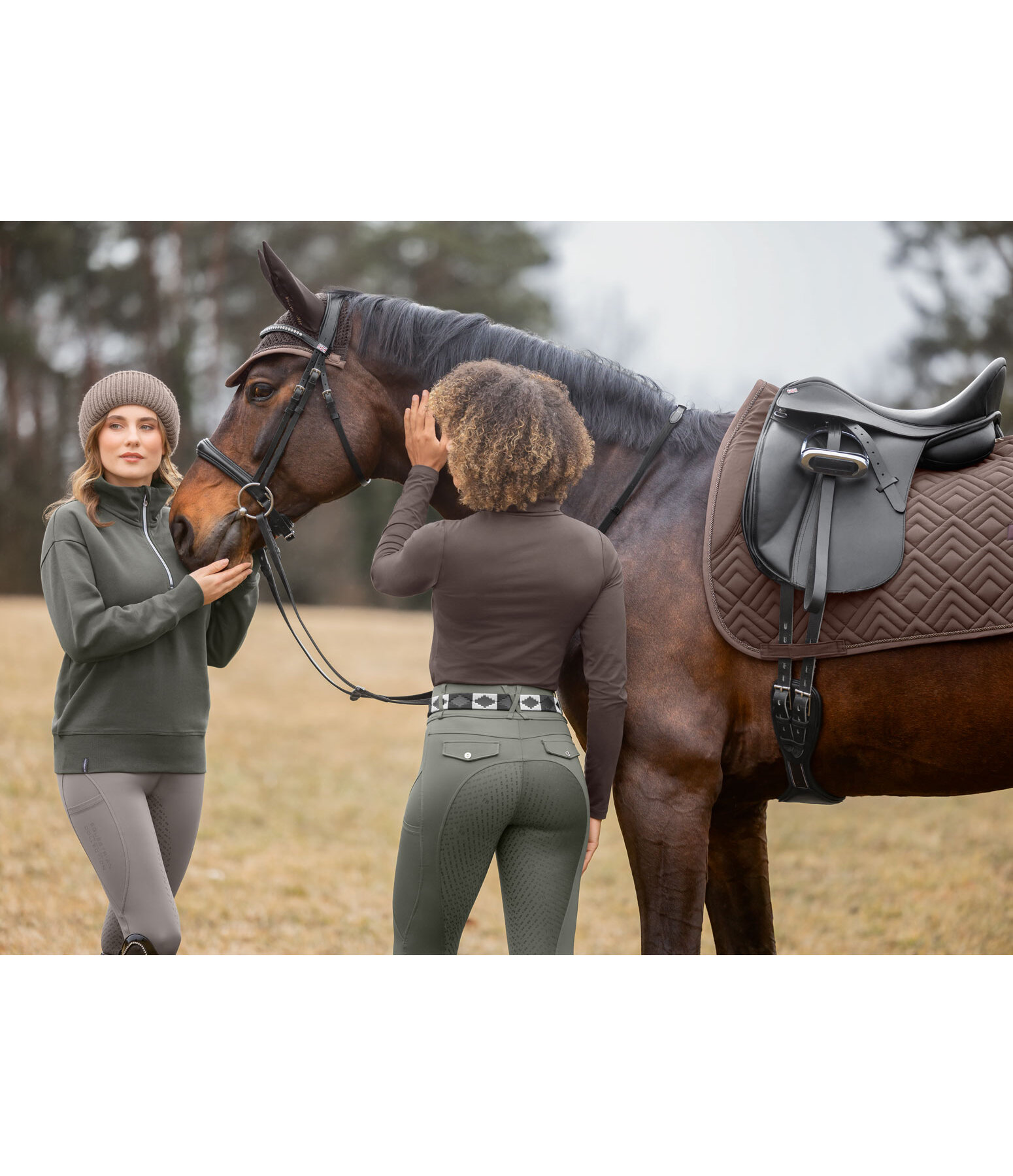 Legging d'�quitation de compression avec grip  Lilian