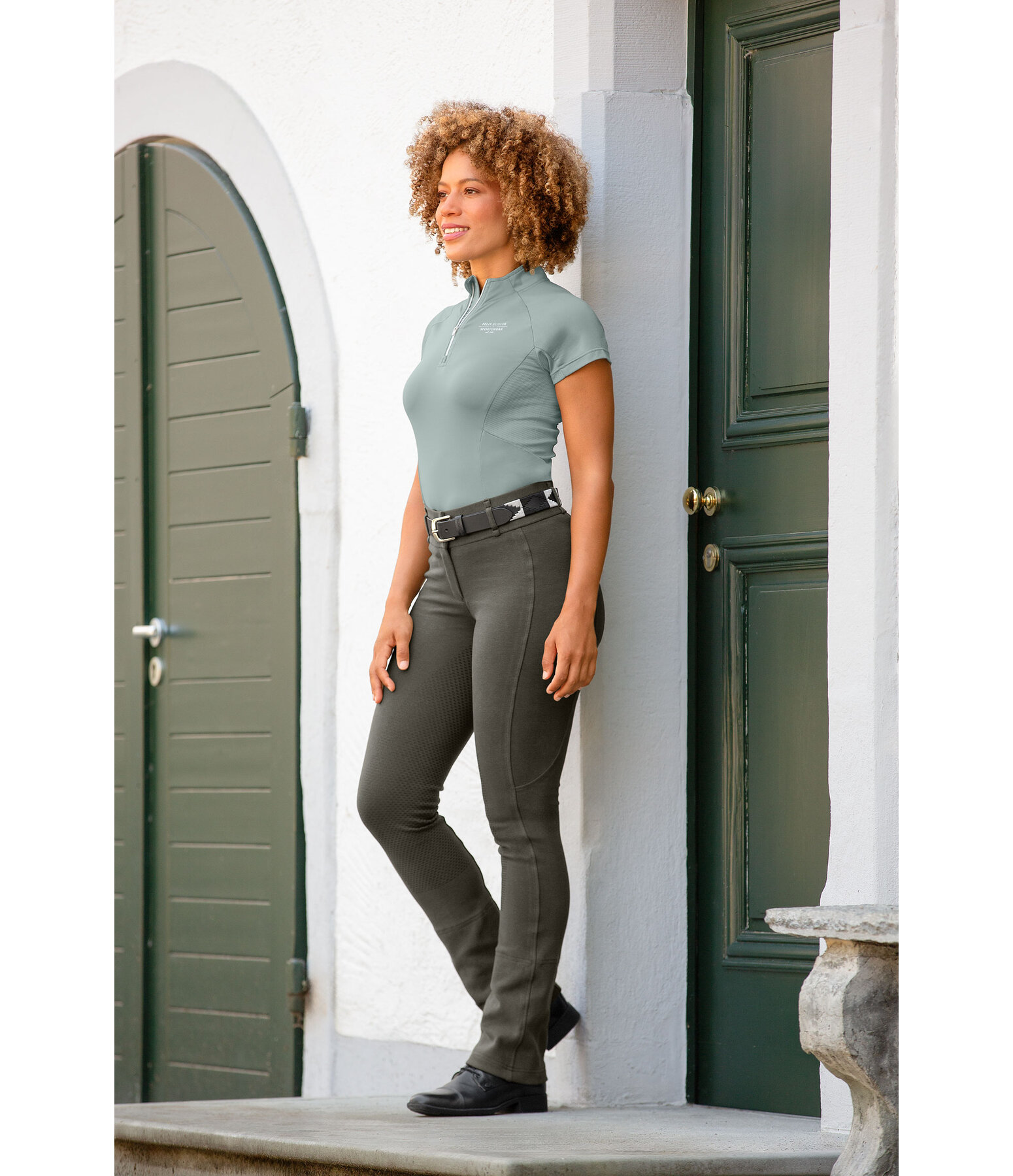 Pantalon d'�quitation jodhpur � fond int�gral grip Clarissa II