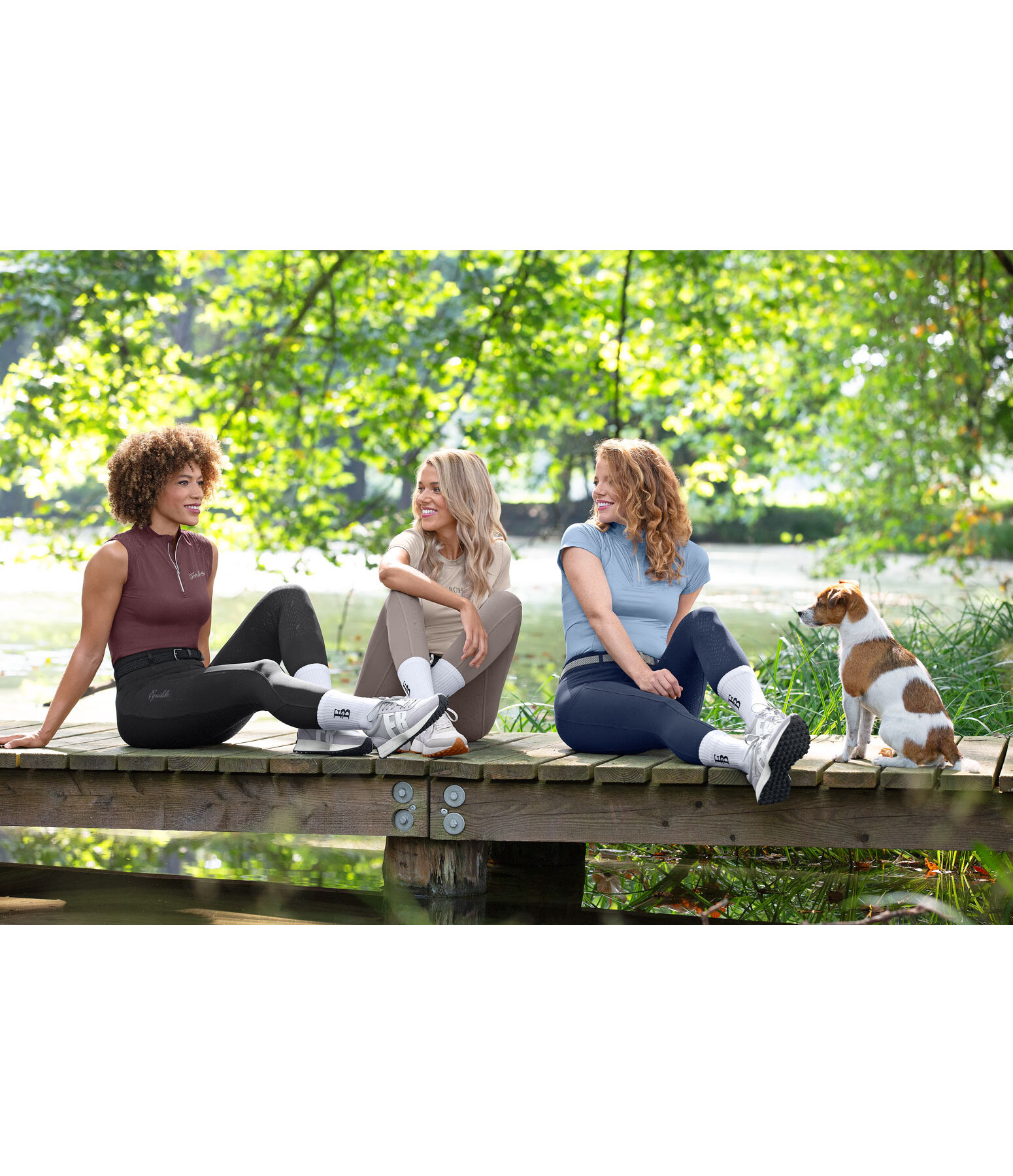 Pantalon d'�quitation hybride avec grip  Jolene