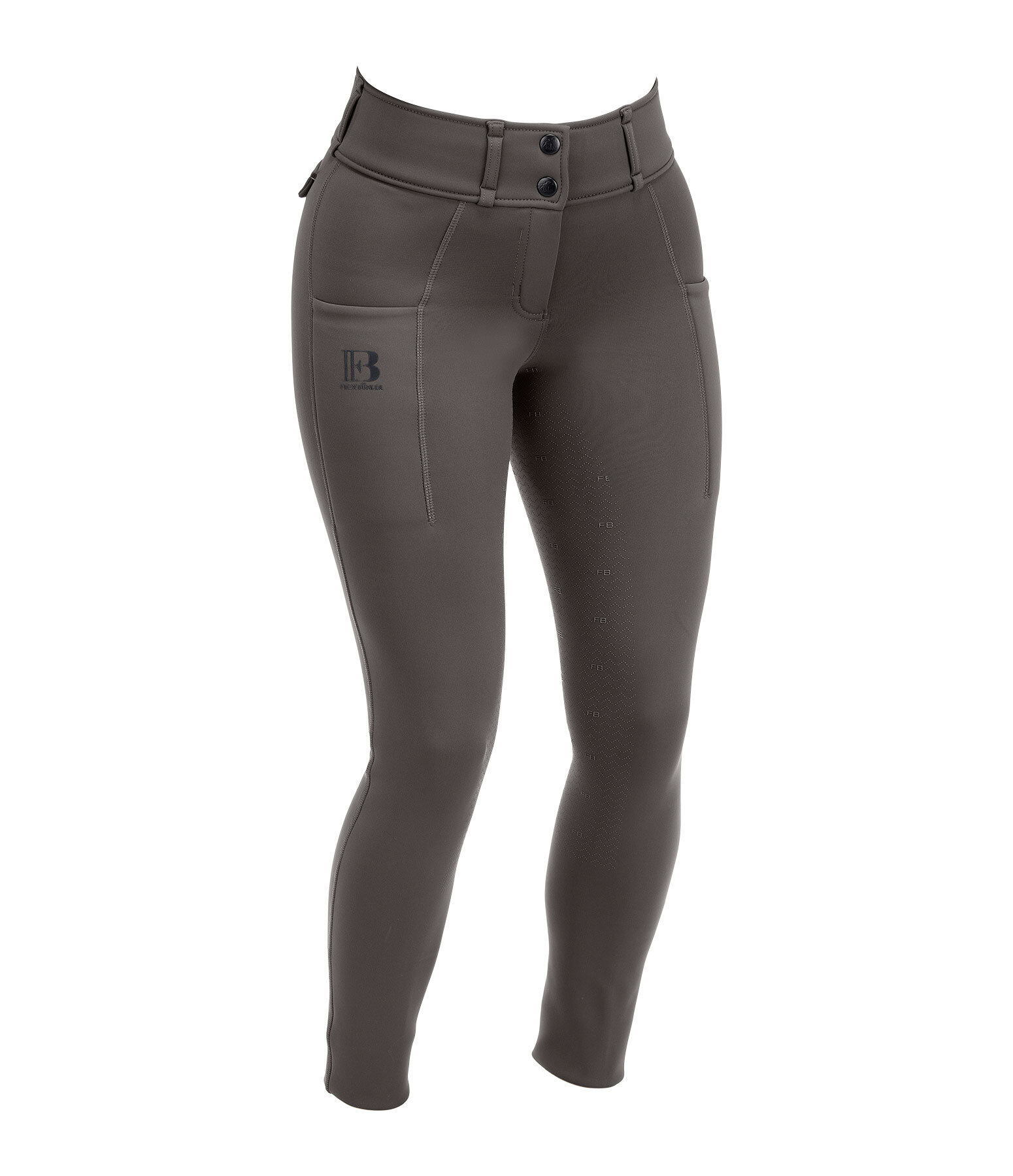 Pantalon d'�quitation thermique hybride � fond int�gral grip  Tina