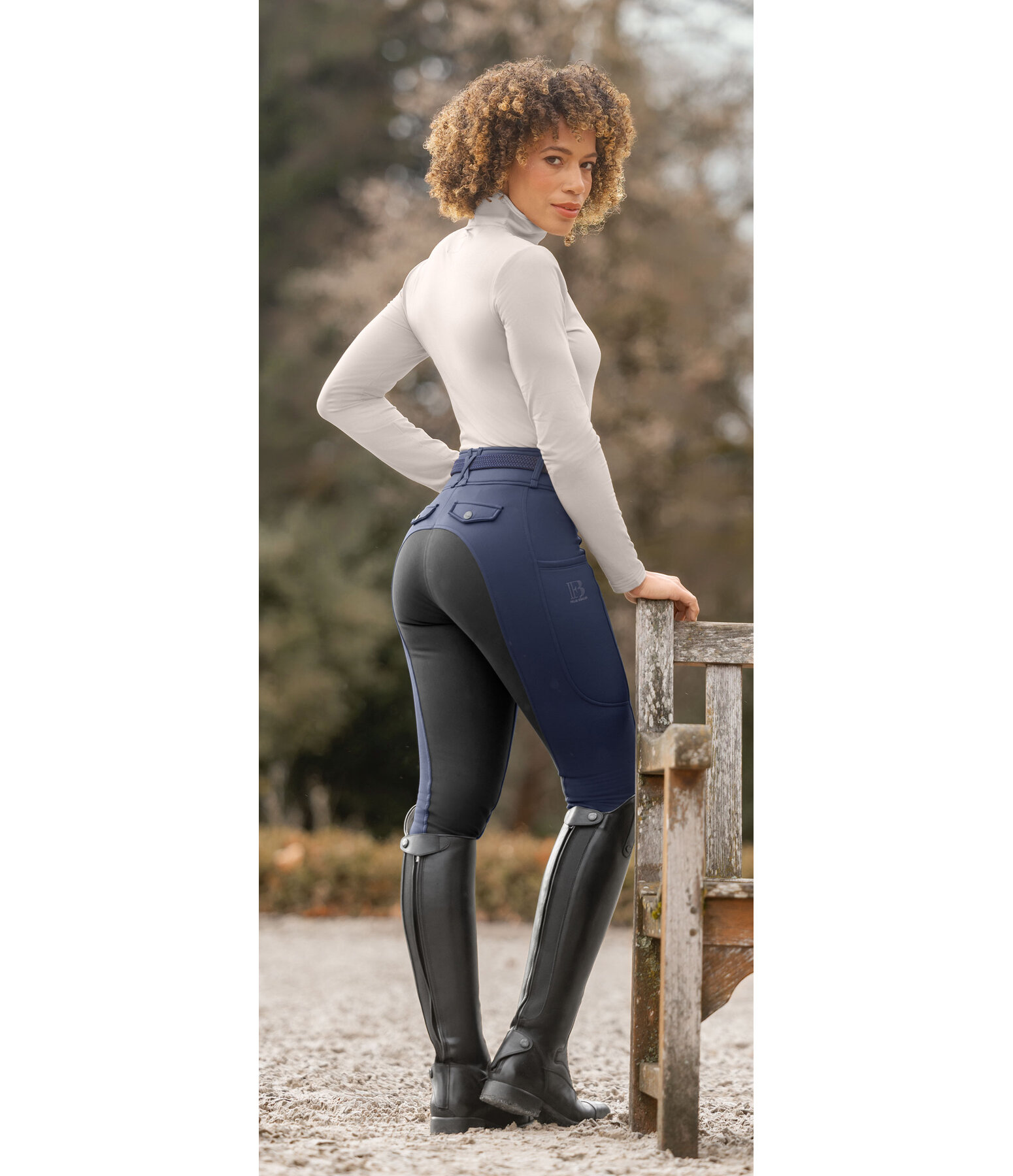 Pantalon d'�quitation thermique hybride  Leya CTS