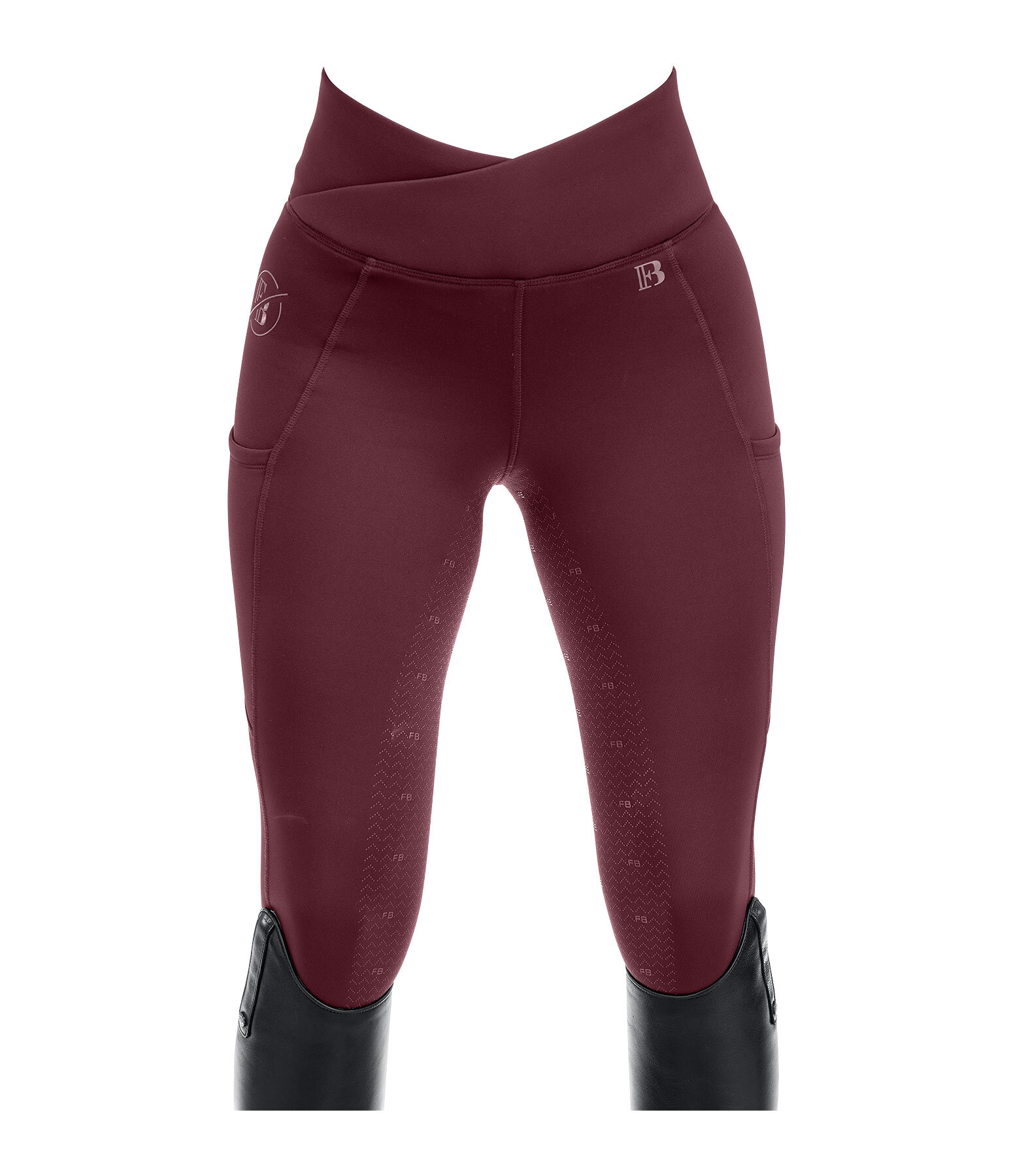 Legging d'�quitation thermique � fond int�gral grip  Emilia