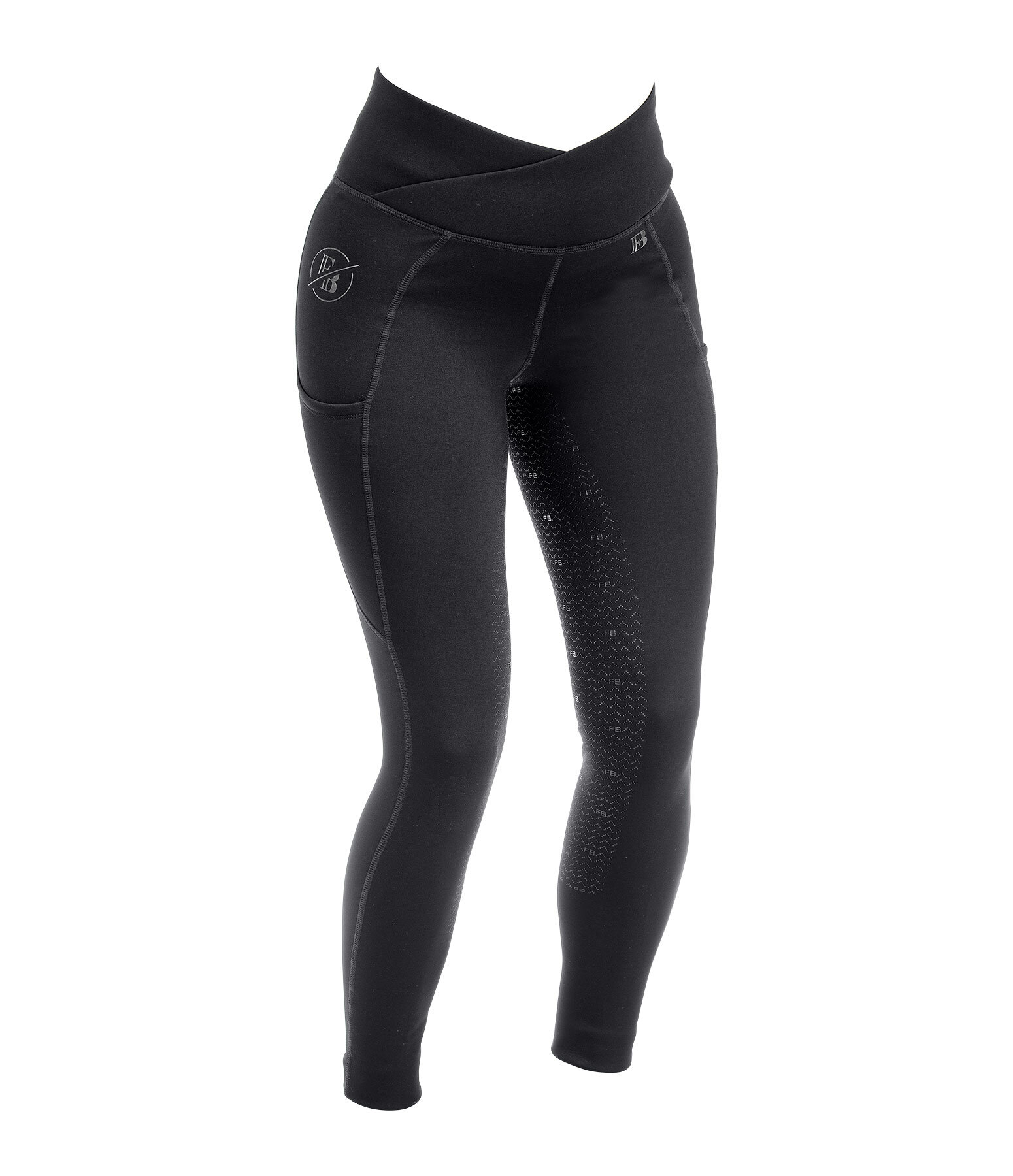 Legging d'�quitation thermique � fond int�gral grip  Emilia