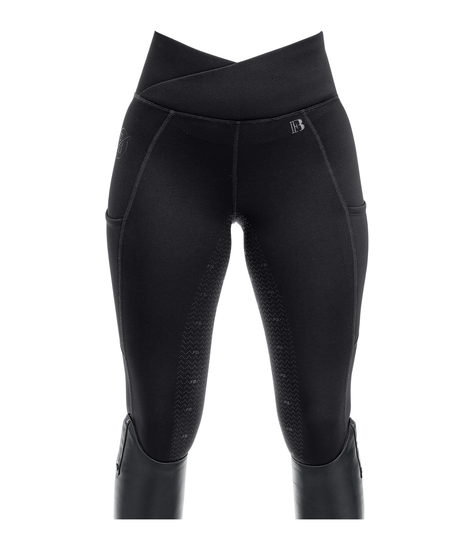 Legging d'�quitation thermique � fond int�gral grip  Emilia