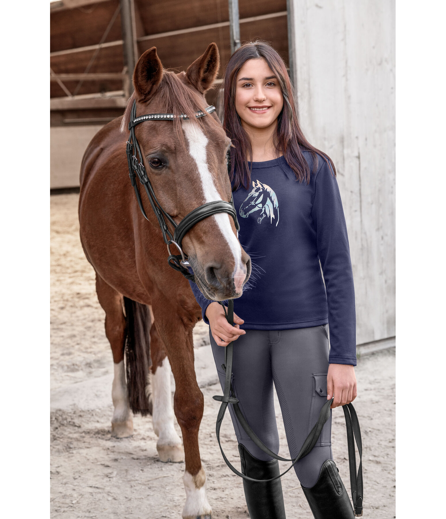 Pantalon d'quitation grip enfant  Lorin