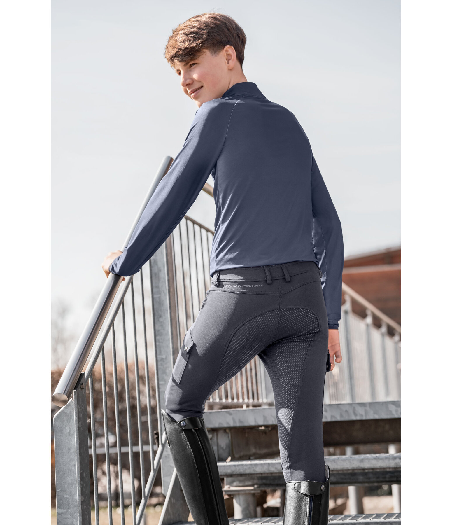 Pantalon d'quitation grip enfant  Lorin