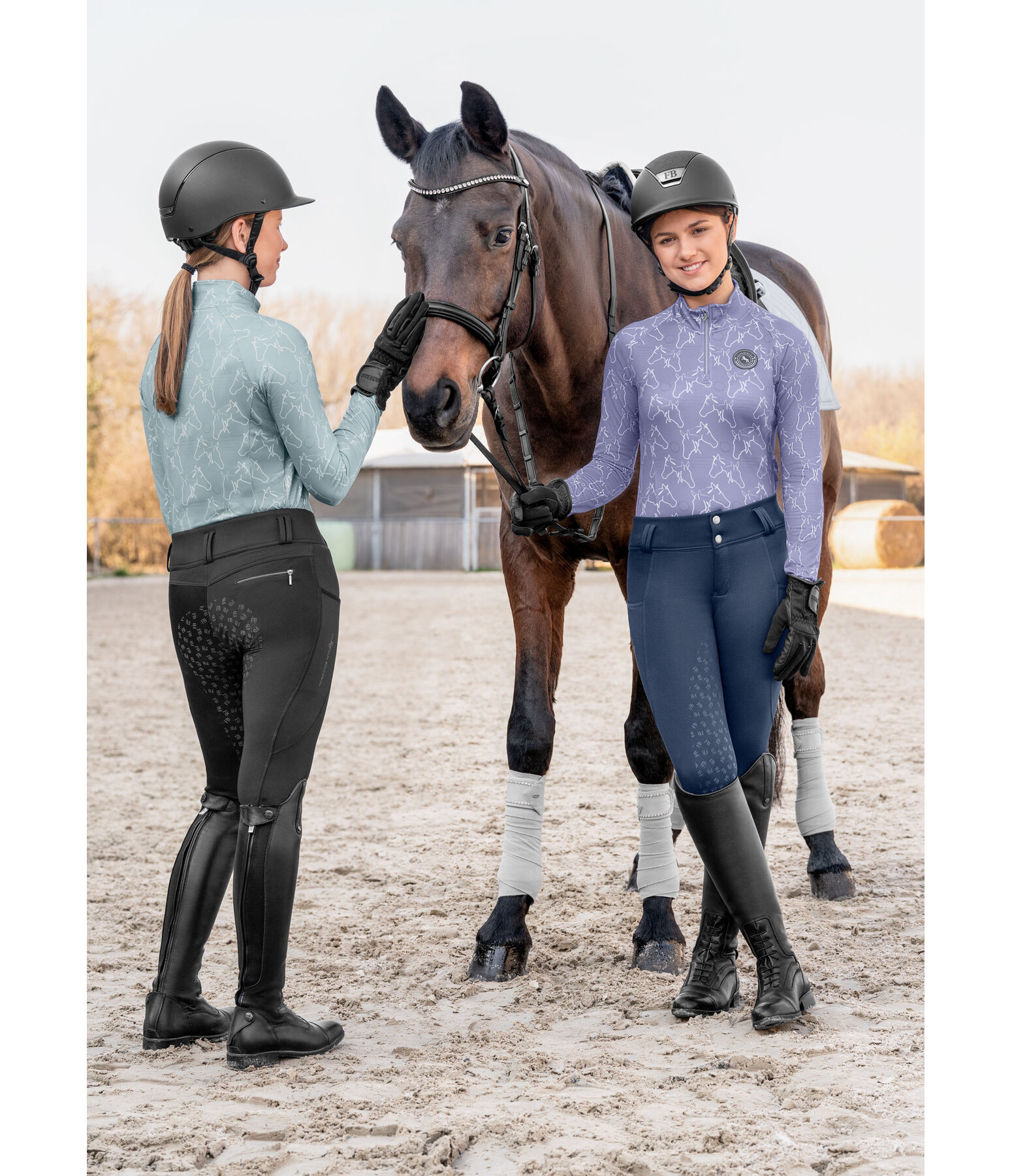 Pantalon d'�quitation d'hiver grip enfant  Lovis