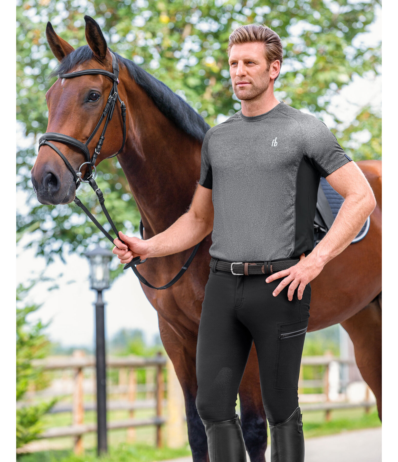 Pantalon d'équitation Grip pour hommes  Tex