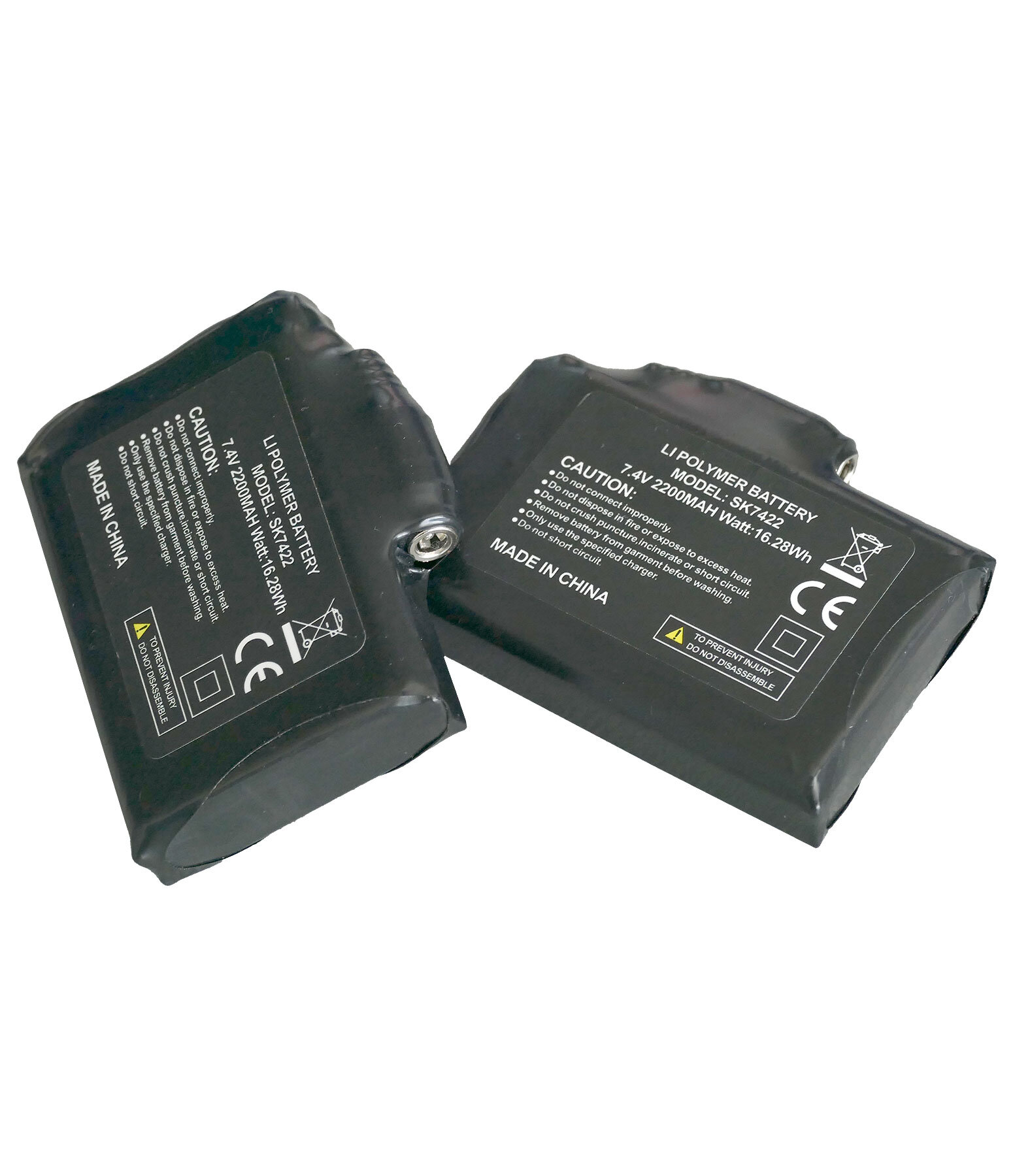 Kit de batteries pour les gants d'�quitation d'hiver  Heat