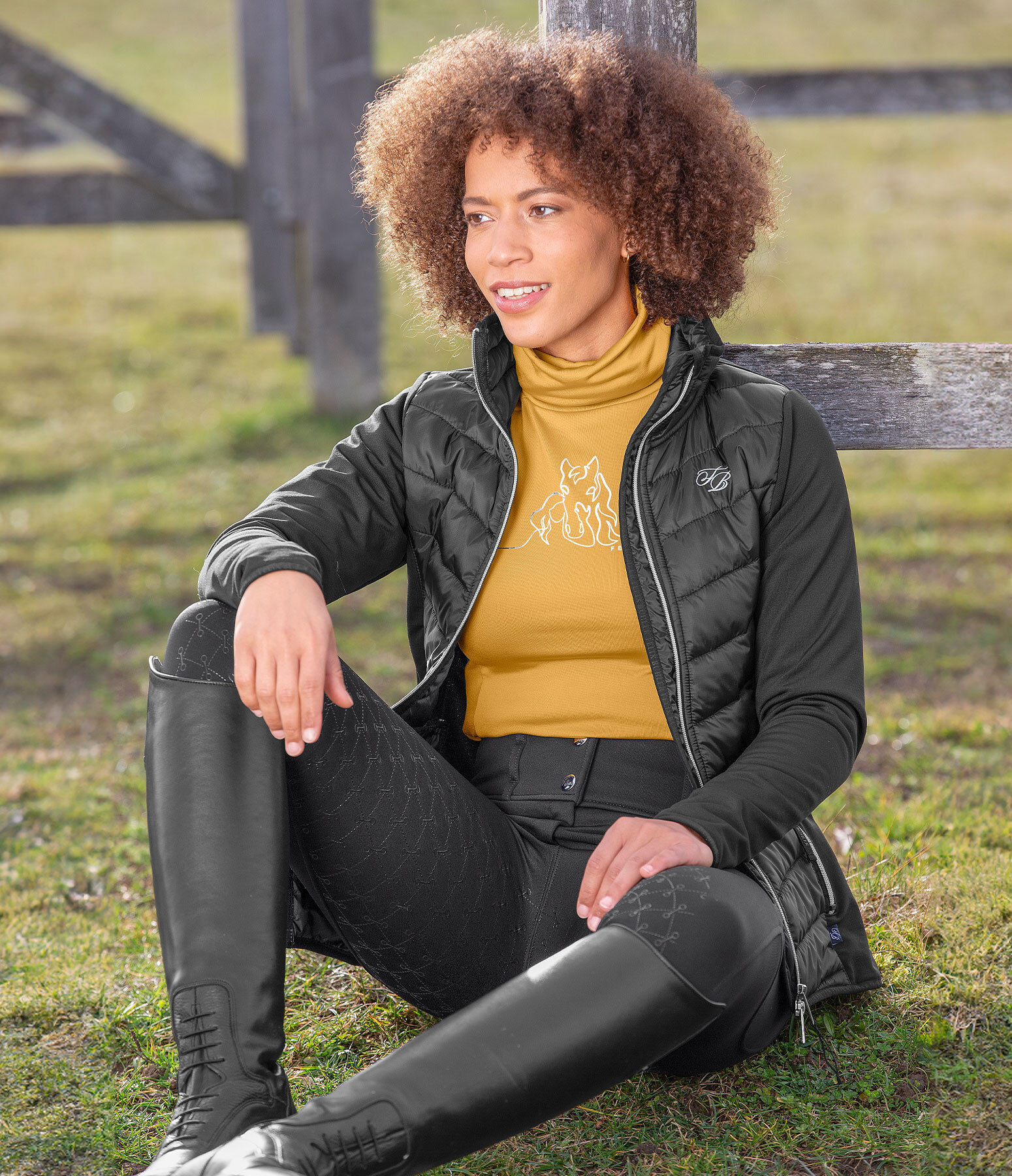 EOUS Olympia Noir Dressage Équitation Manteau Show Femme Taille 10