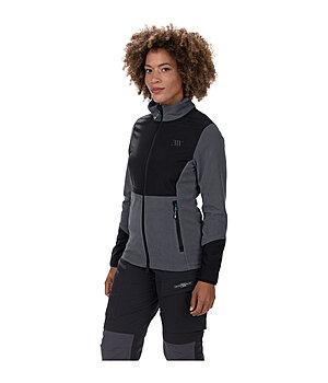 EQUESTRIAN WORK WEAR Veste bi-mati�re en polaire nid d'abeille  Waffle - 200033