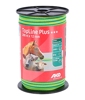 Ruban clôture Topline Plus 200m x 20mm bleu AKO