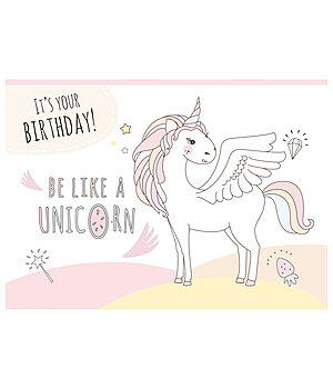 SHOWMASTER Carte It's your birthday - Be Like a Unicorn - 621810