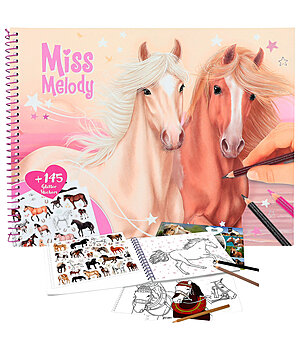 Carnet de coloriage cheval Miss Melody - 621883